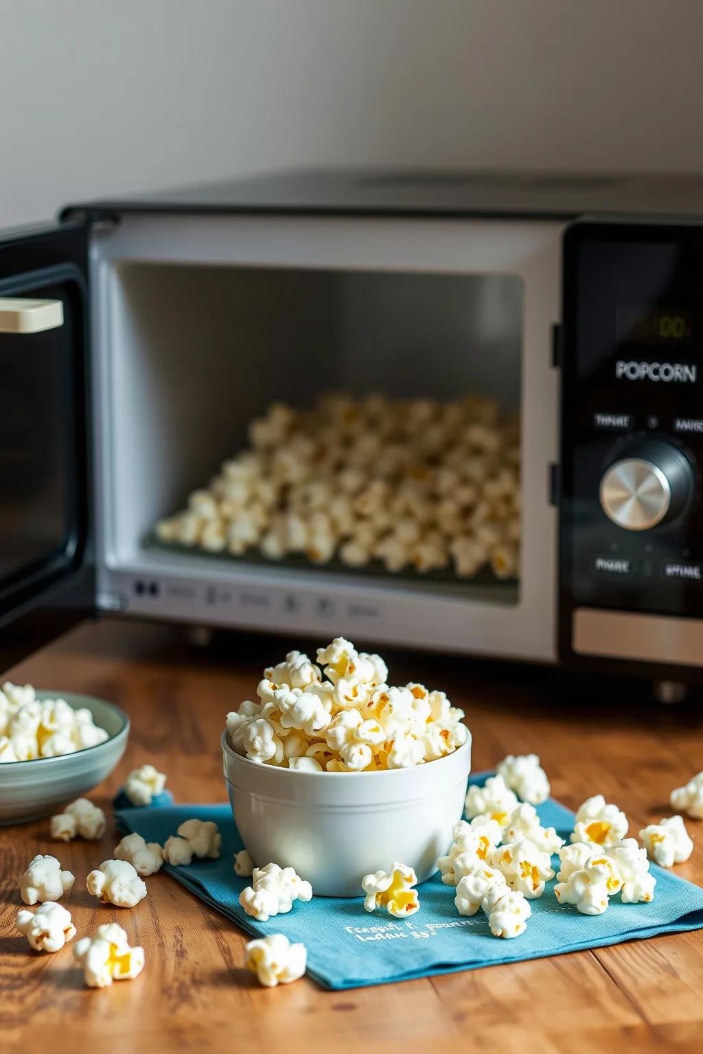 Perfectly Popped Microwave Popcorn