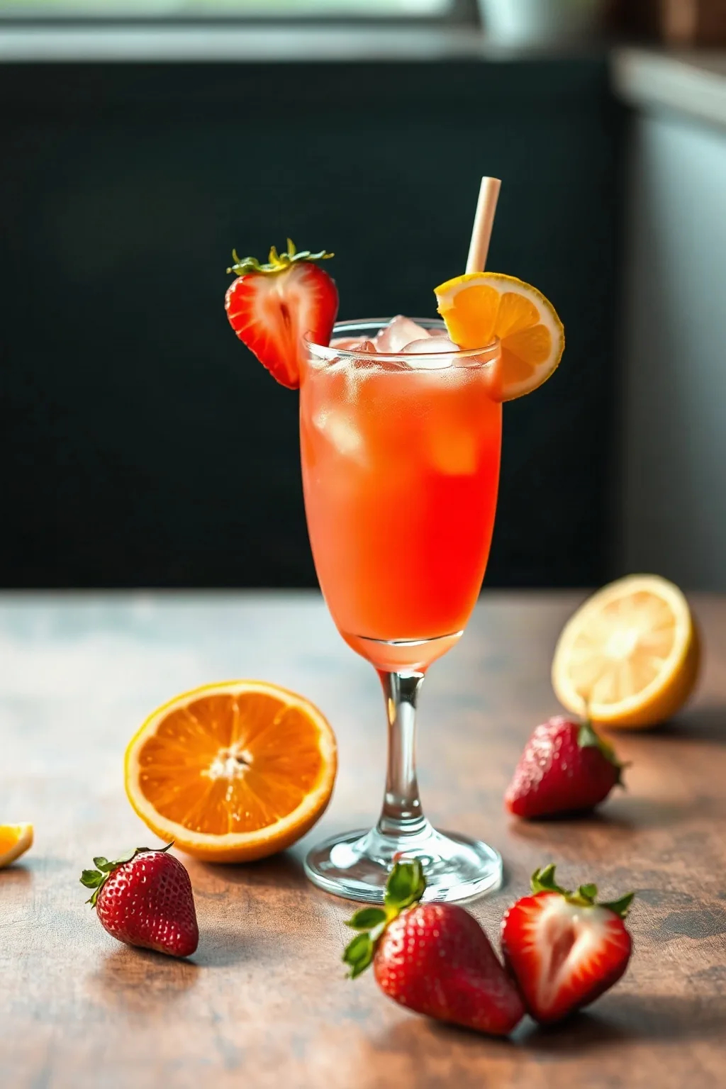 Refreshing Virgin Strawberry Daiquiri
