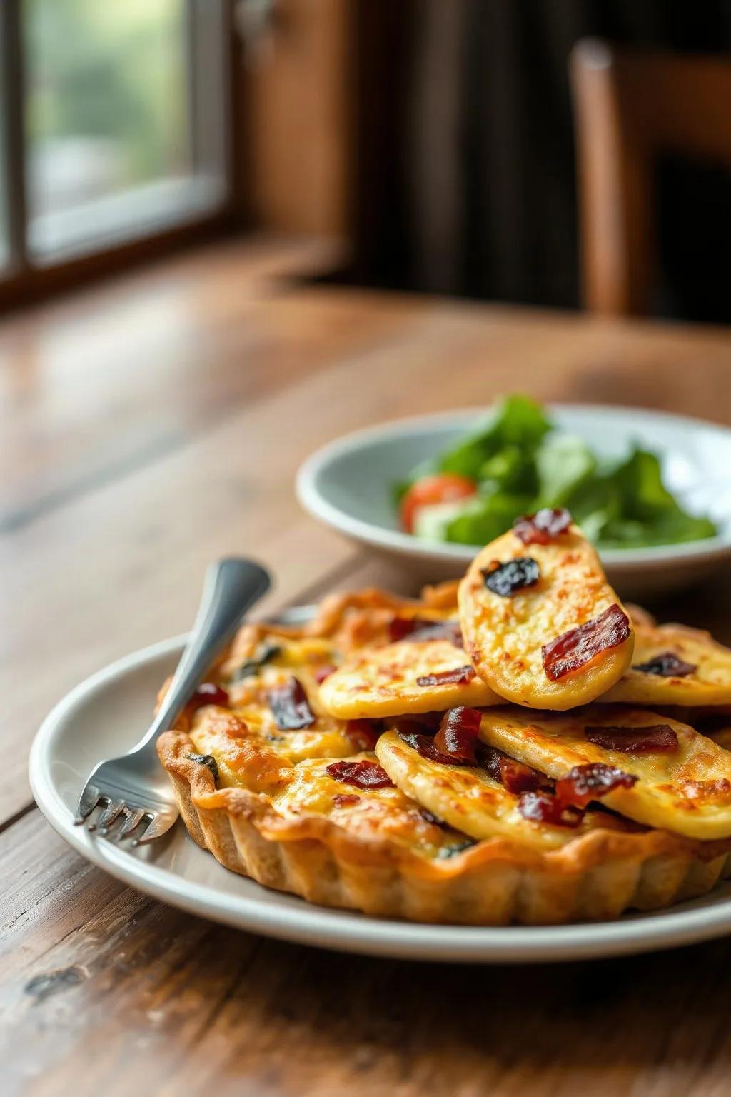 Easy Bacon and Cheese Quiche