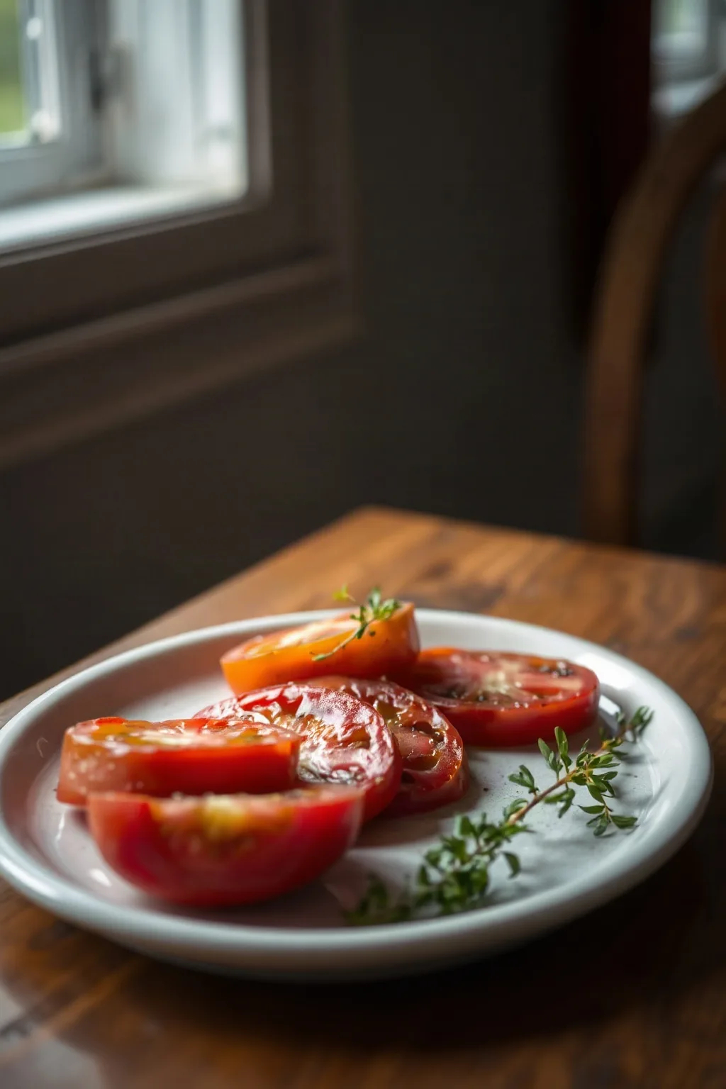 Rodajas de Tomate al Horno con Hierbas