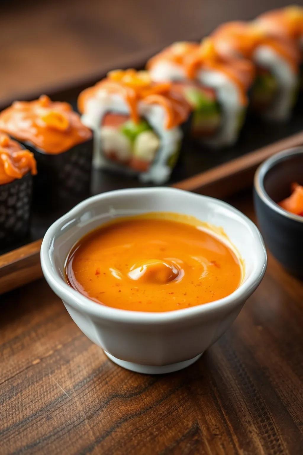 Sauce épicée pour sushi