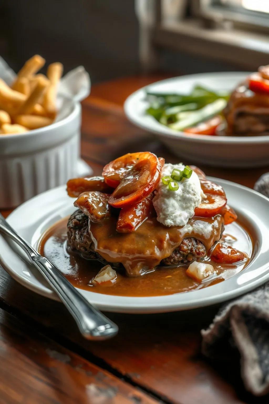 Classic Canadian Stewed Burgers