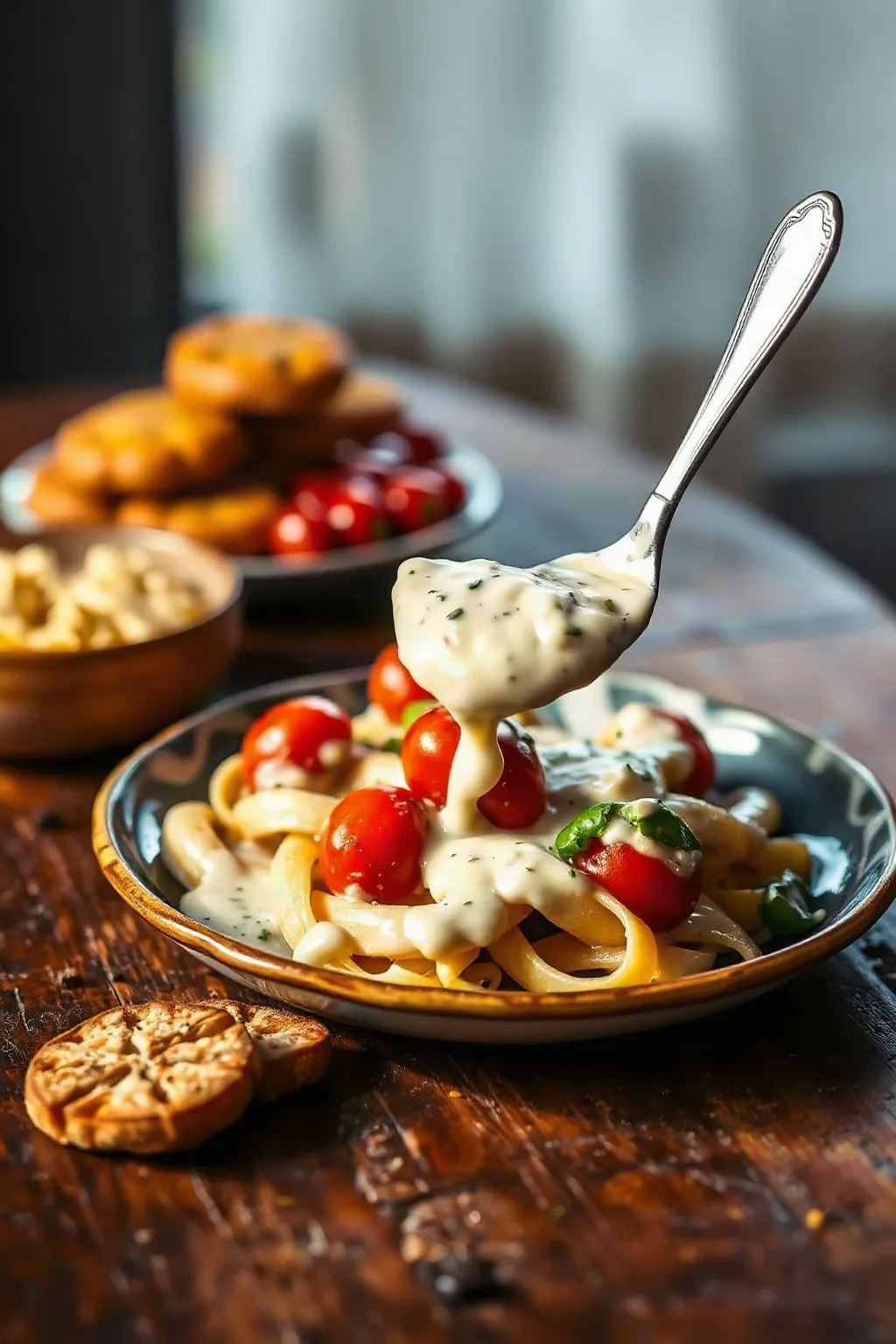 Sauce aux quatre fromages riche et crémeuse