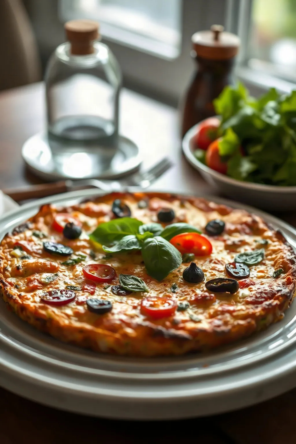 Frittata italienne classique aux légumes frais