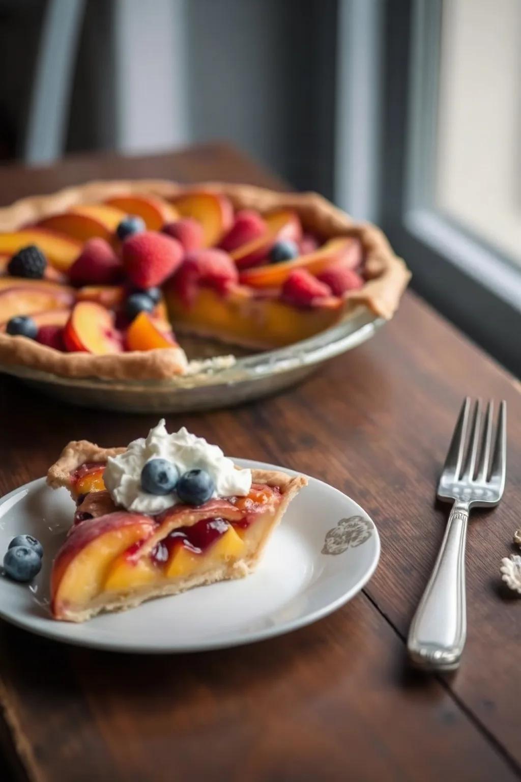 Peach a Berry Pie: Sweet Summer Indulgence