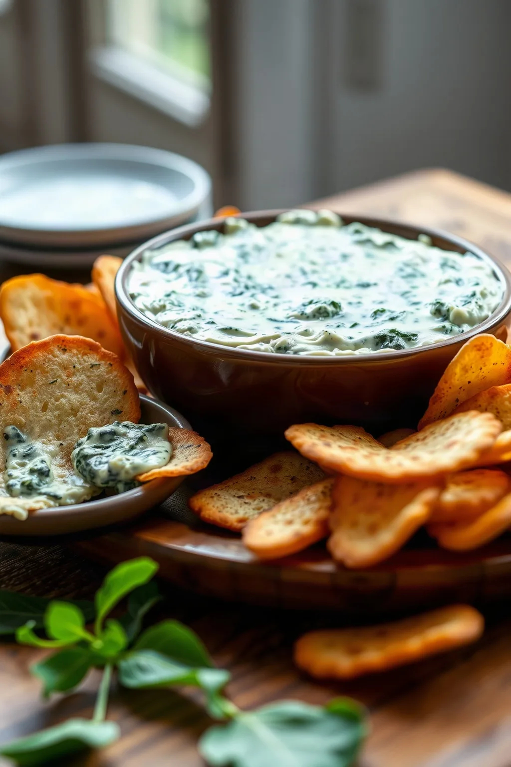 Creamy Cheesy Spinach Dip