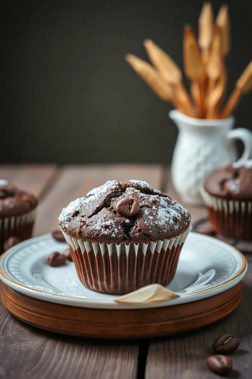 Deep Dark Old Recipe Bran Muffins