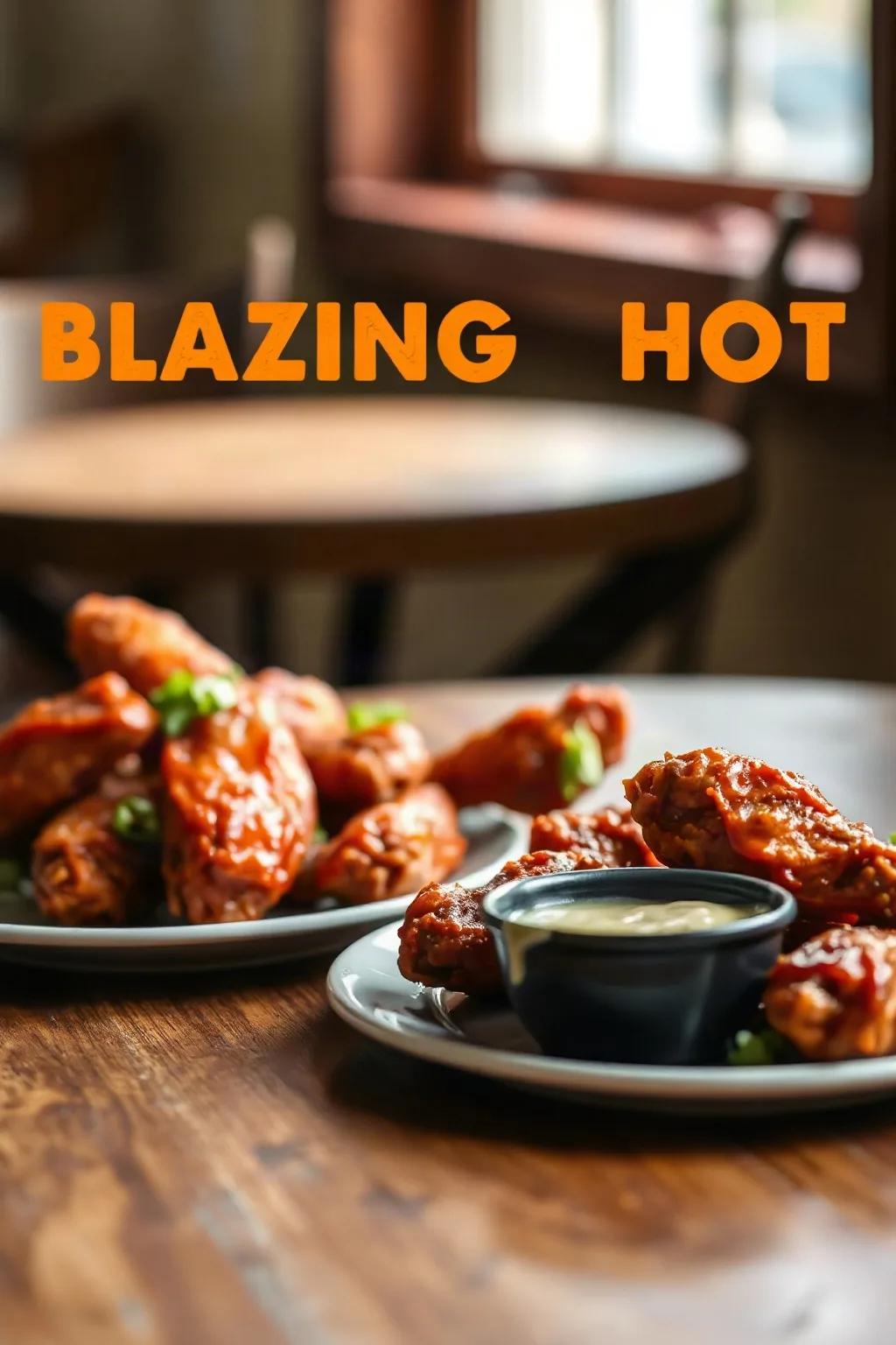 Baked Blazing Hot Wings with an Extra Kick