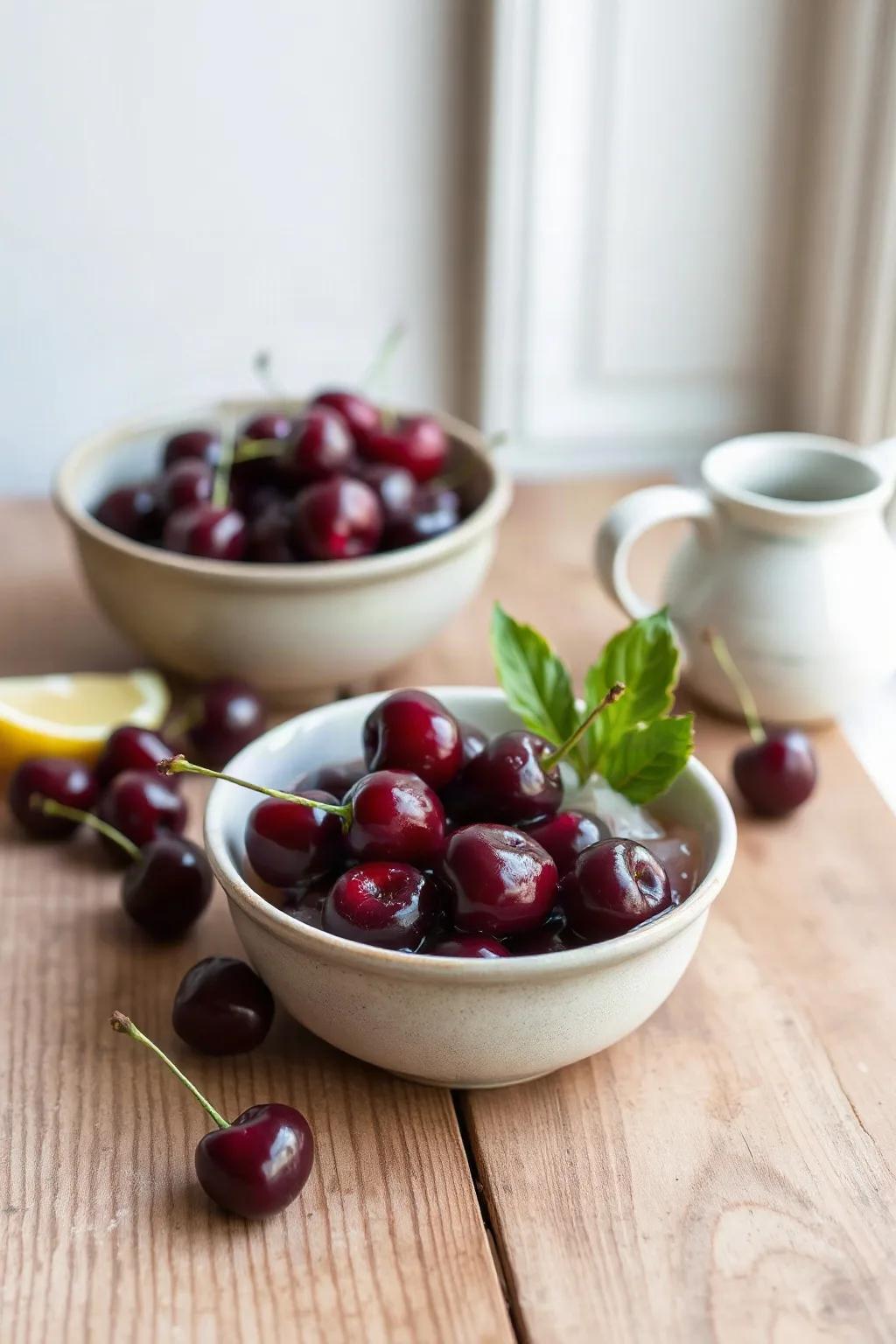 Simple Tart Cherry Compote