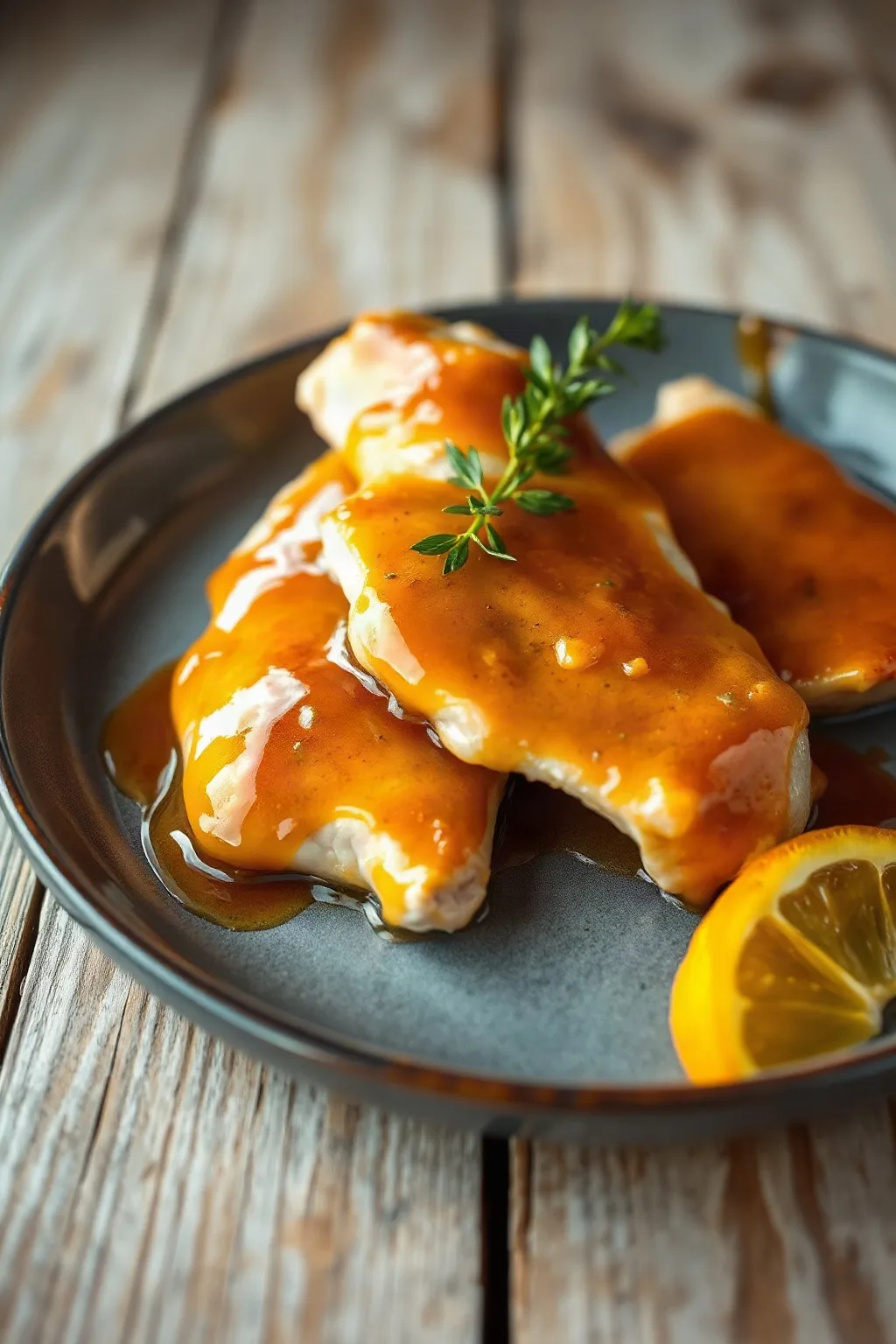 Wild Goose Breasts with Orange Glaze