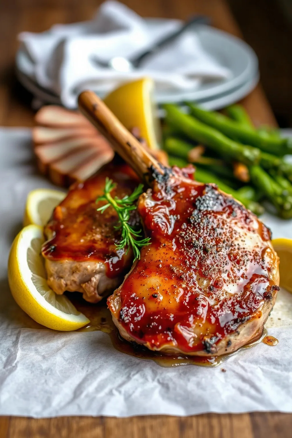 Perfectly Dry Brined Pork Chops