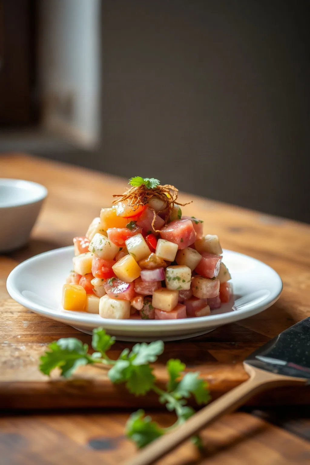 Ahi Poke Basic: Hawaiian Style Delight