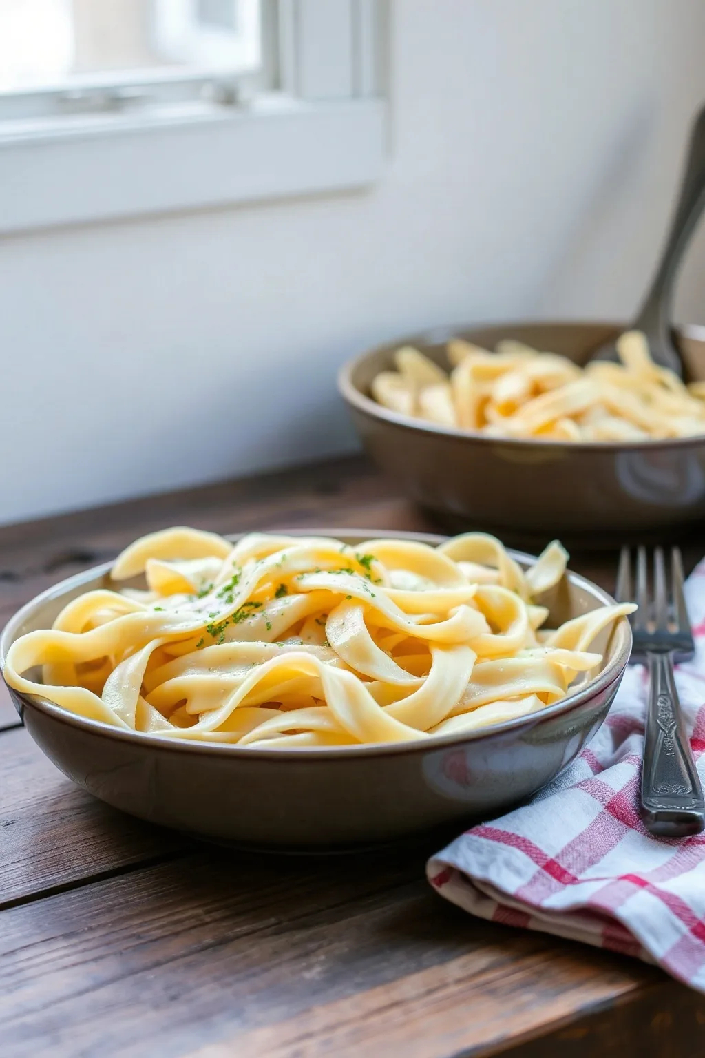 Homemade Amish Buttered Egg Noodles