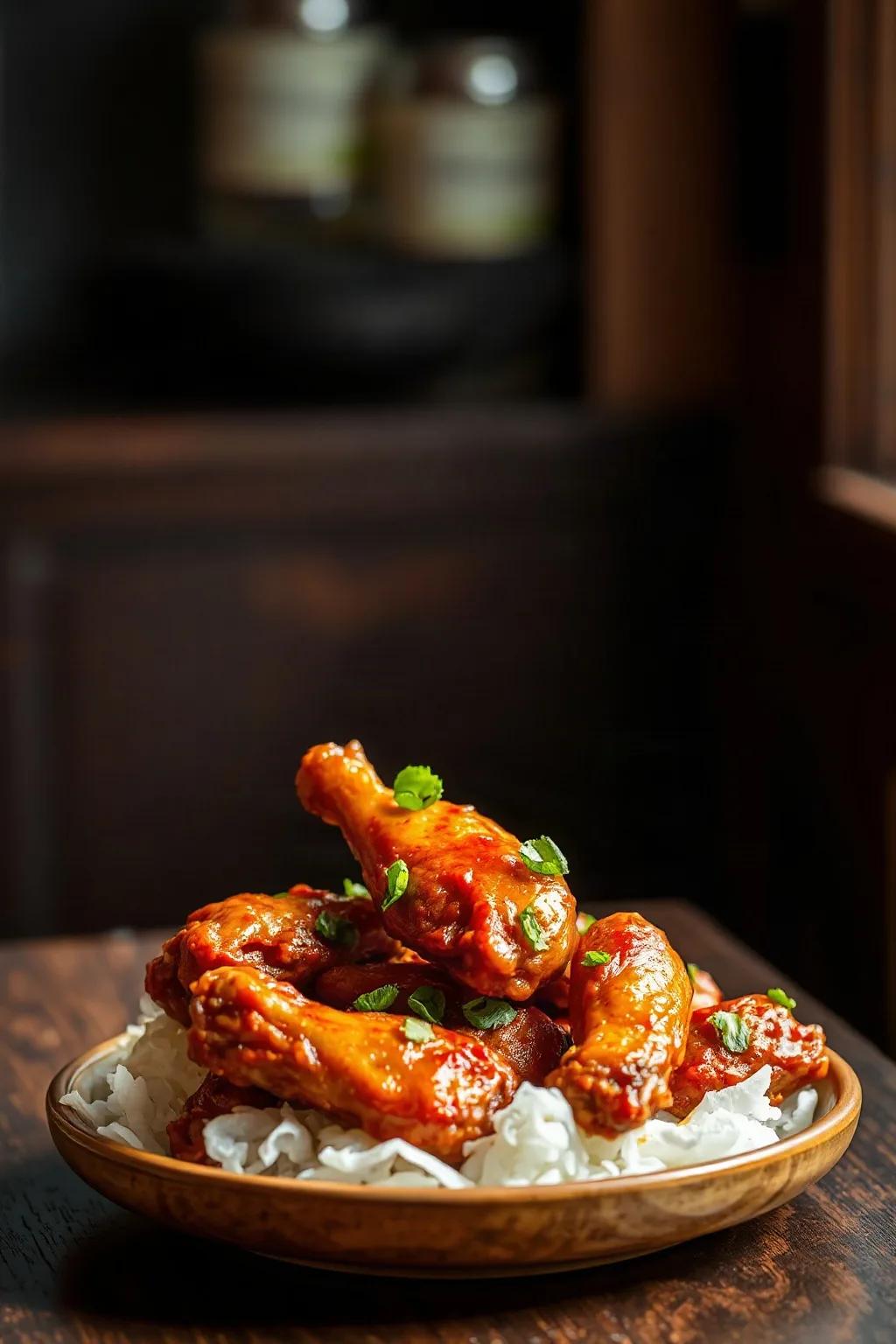Alitas de Pollo Chinas Crujientes