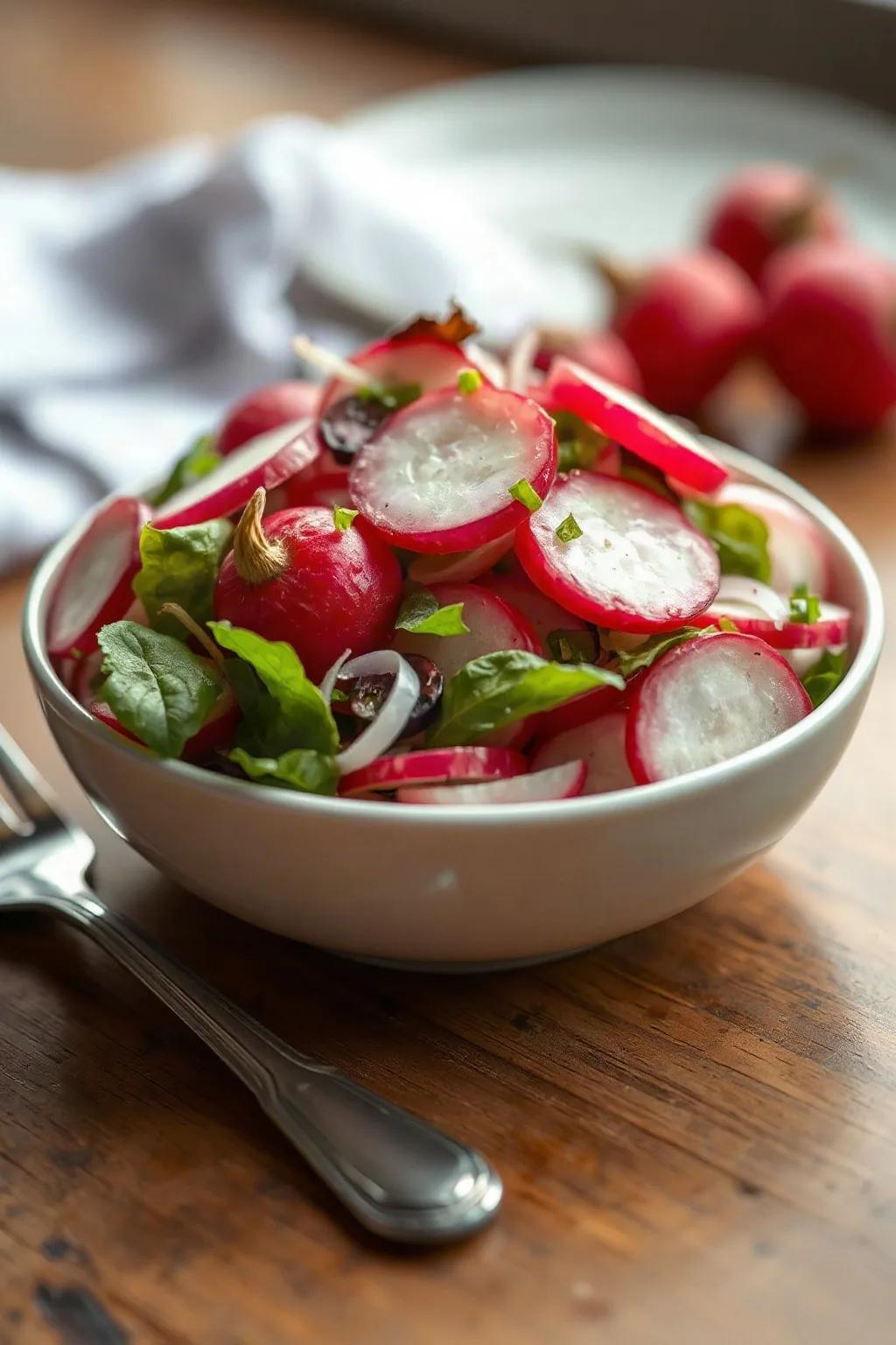 Ensalada Refrescante de Rábanos de Verano