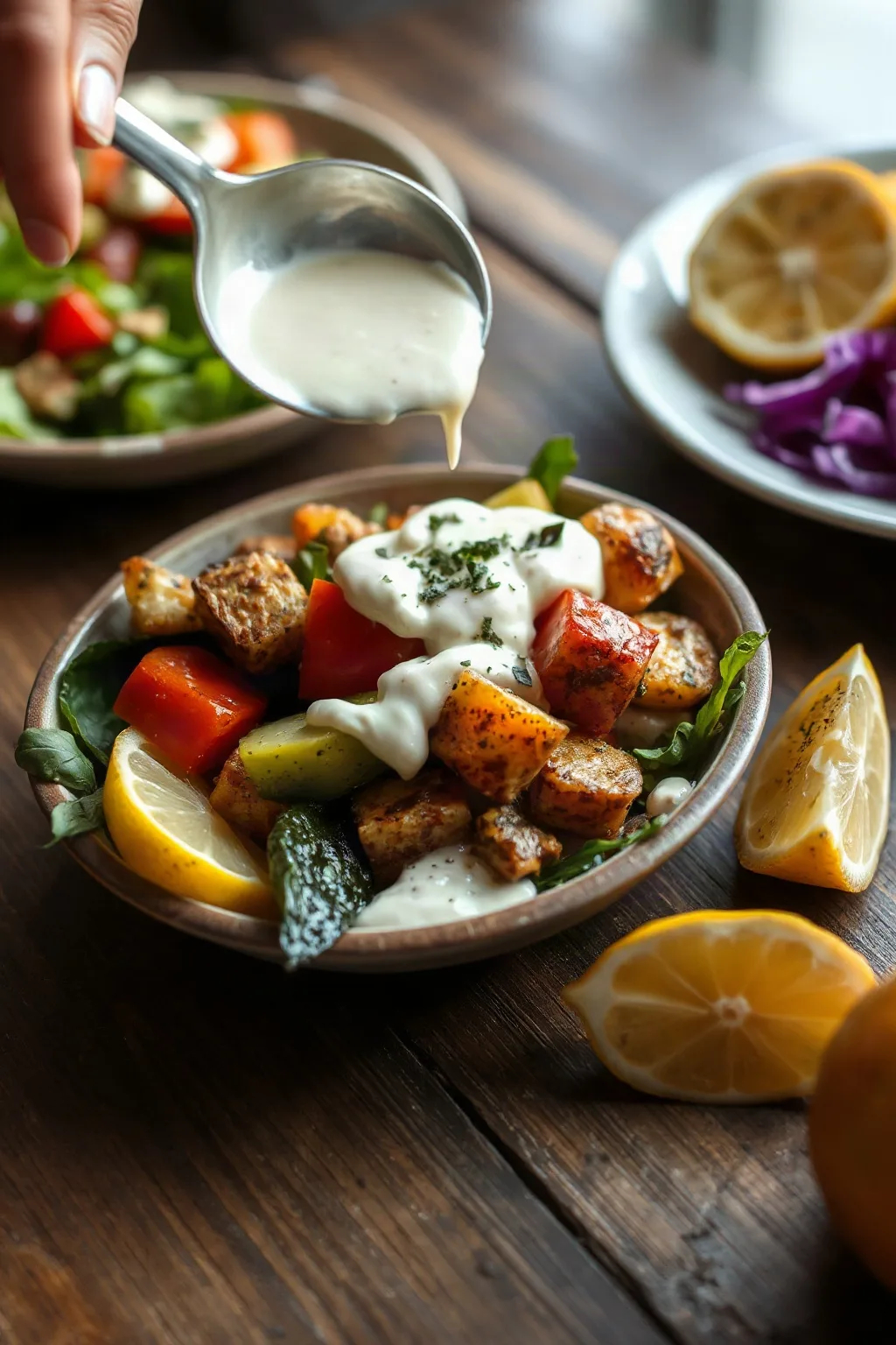Simple Lemon Tahini Dressing