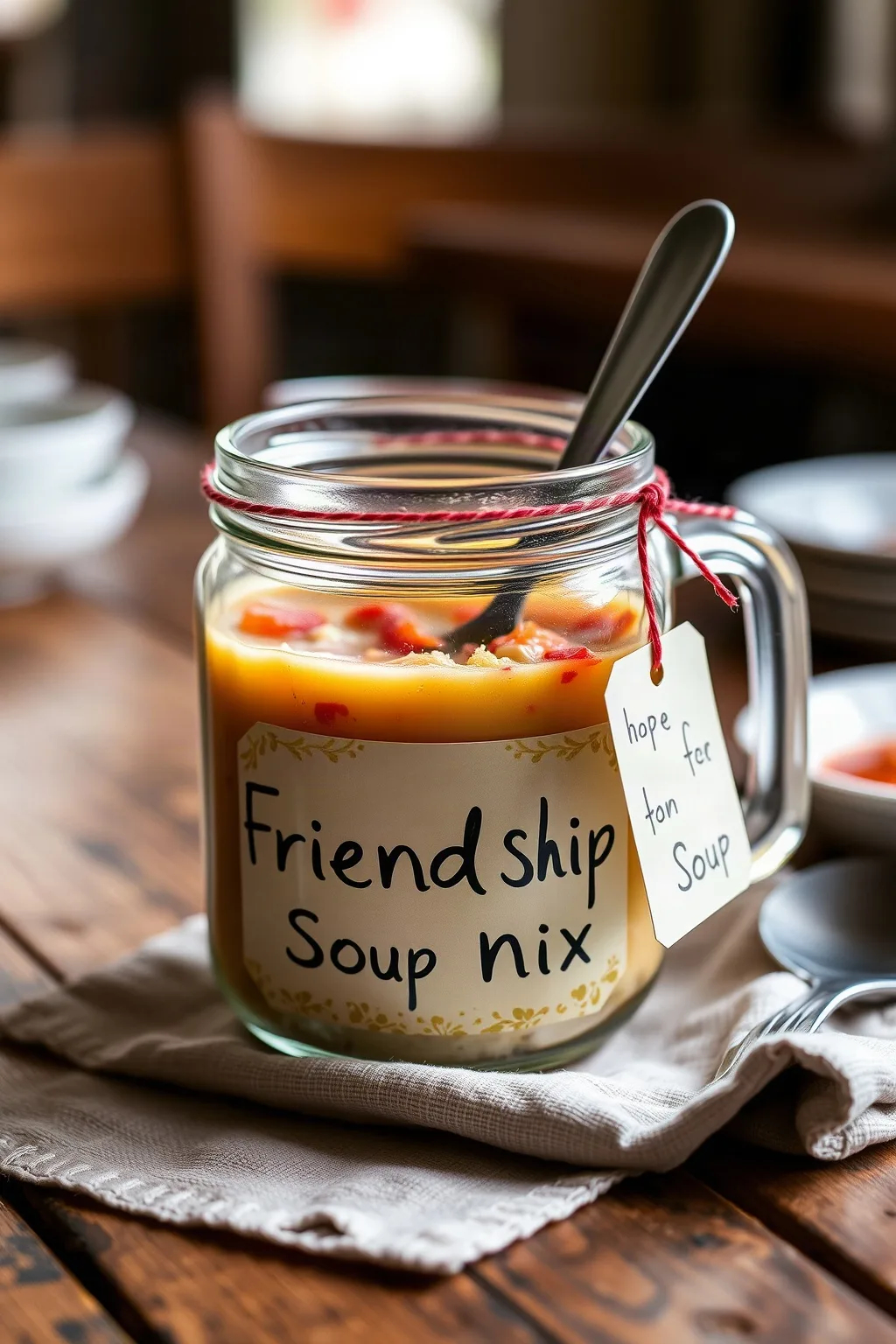 Soupe de l'amitié en pot