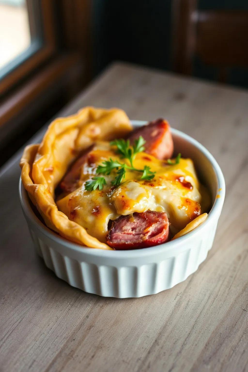Reuben Pierogie Casserole