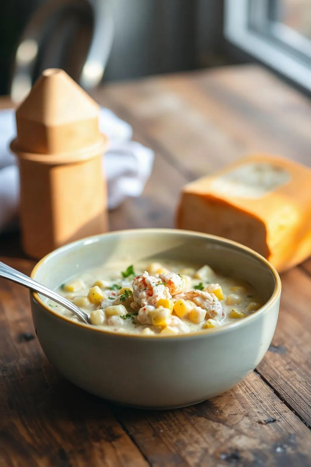 Creole Crab and Corn Chowder