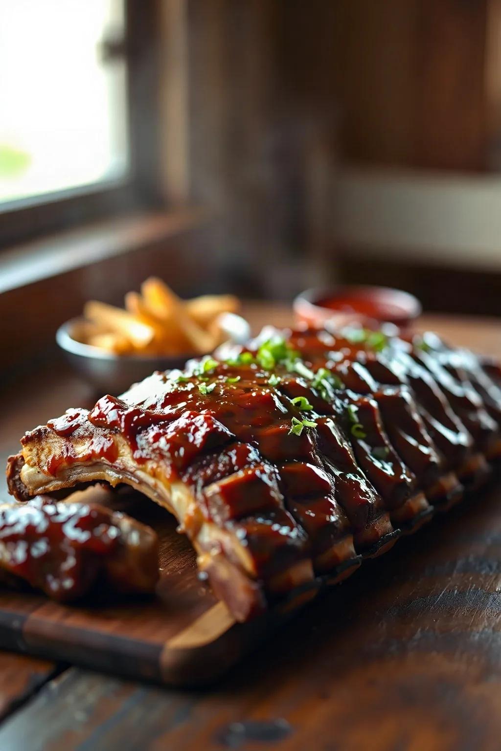 Côtes Levées de Bœuf BBQ à la Texane