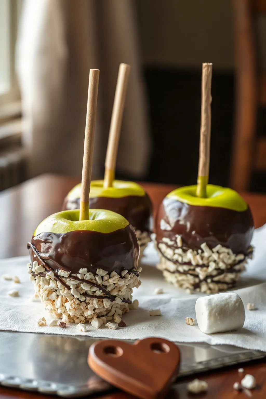 Pommes Trempées au Chocolat Délicieuses