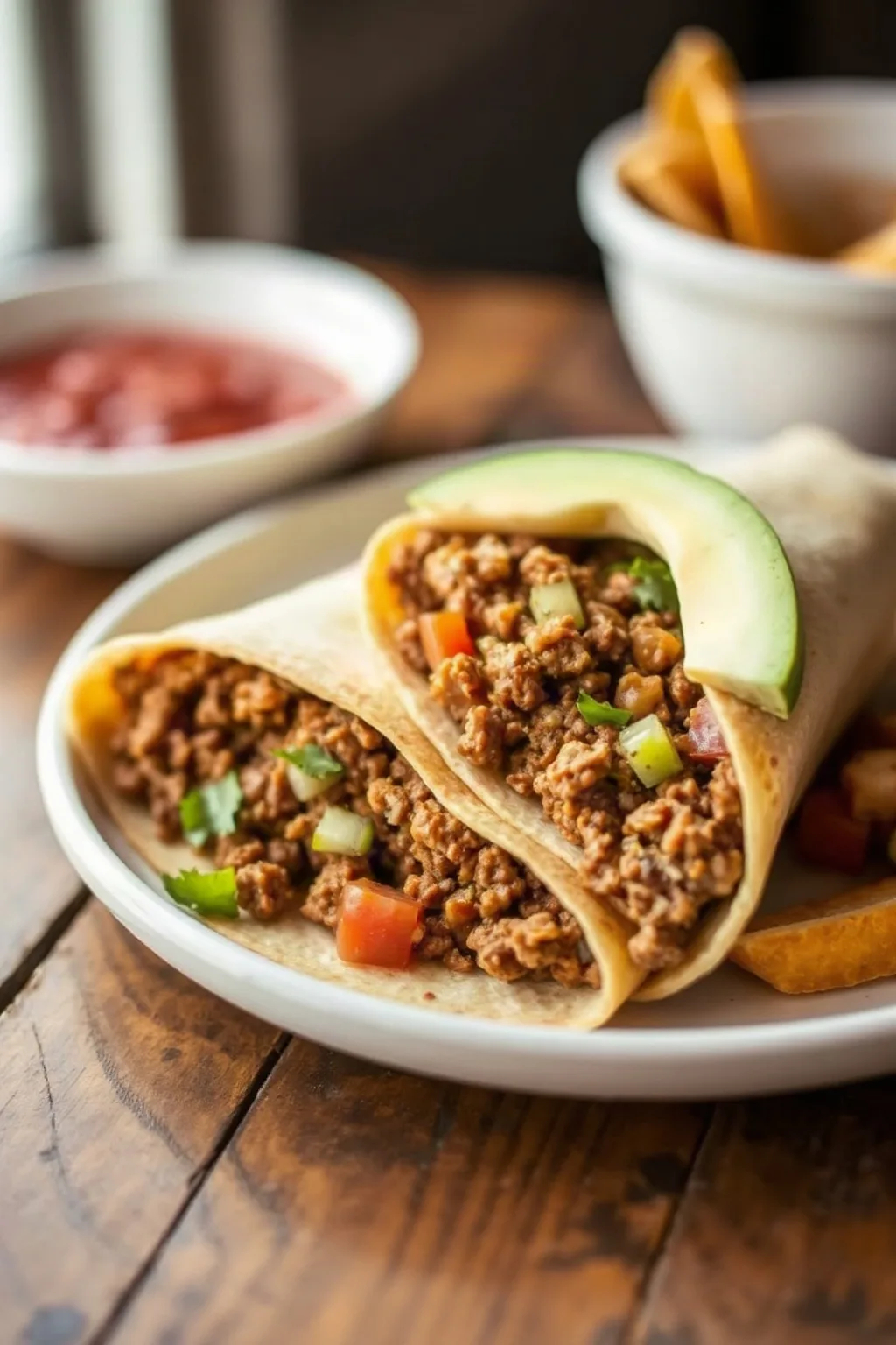 Burrito de Bœuf Haché à la Poêle Facile