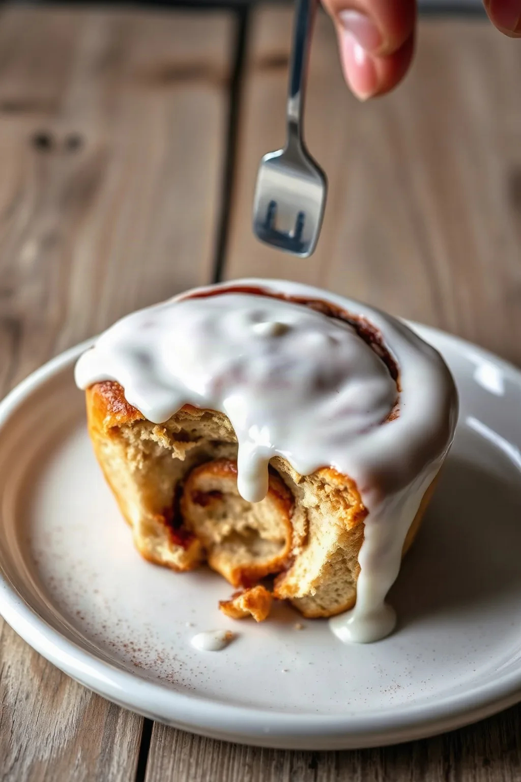 Le glaçage parfait pour brioches à la cannelle