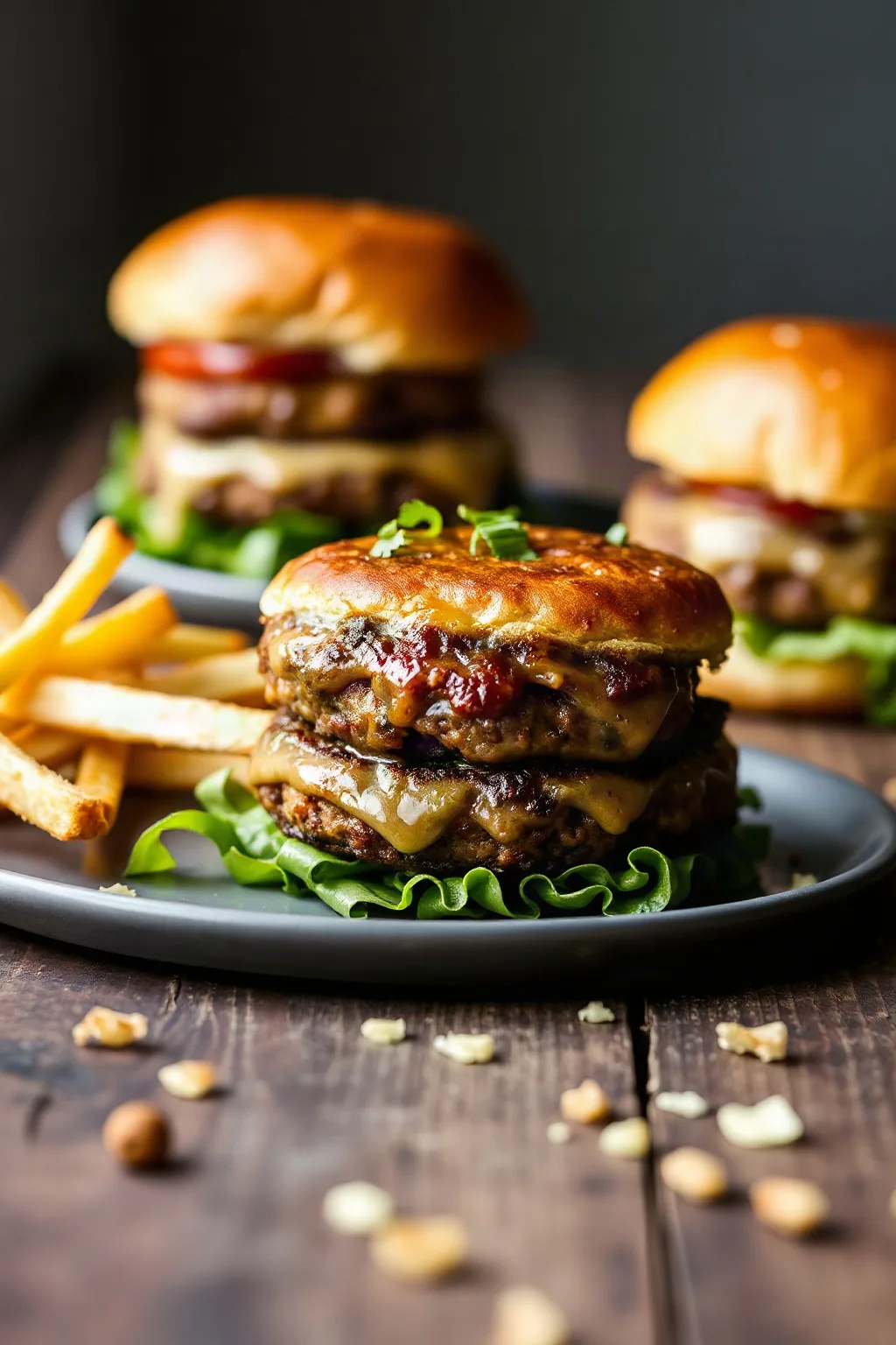 Galettes de Hamburger à la Friteuse à Air