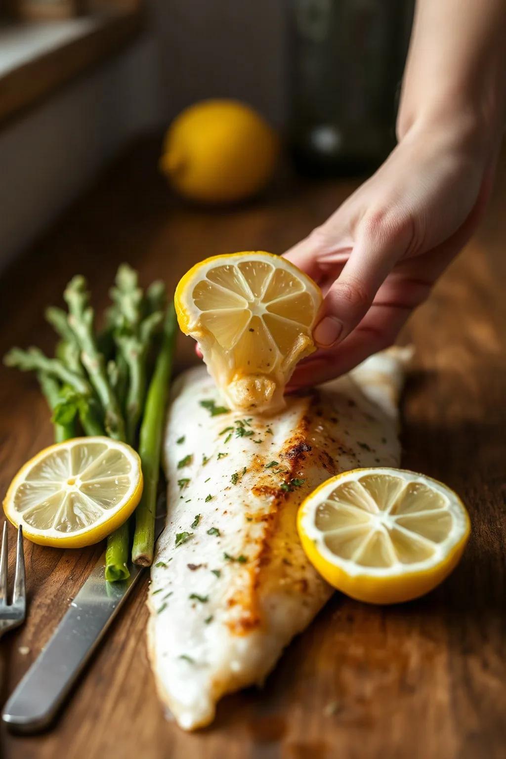 Tilapia al Limón y Ajo