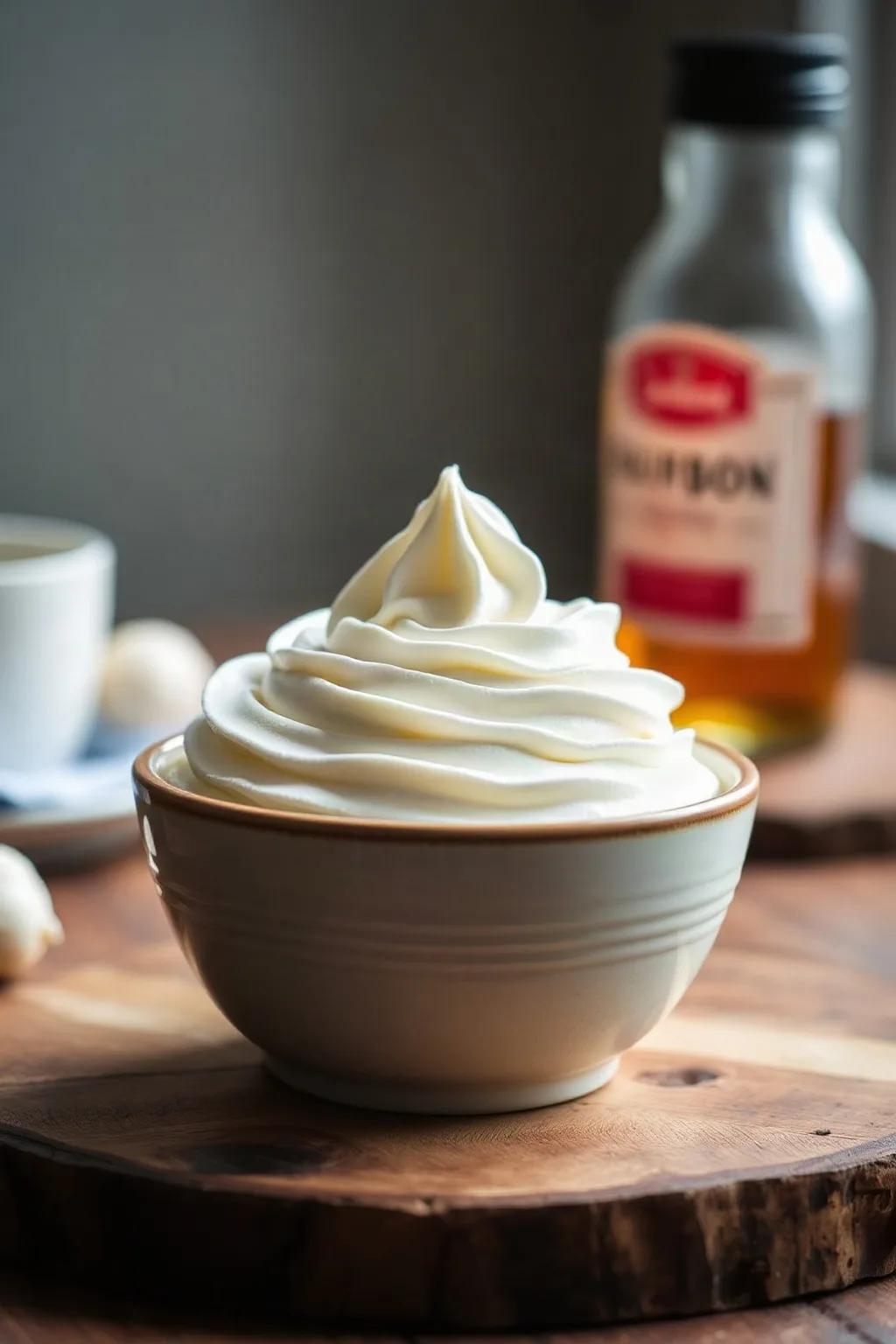 Bourbon Whipped Cream
