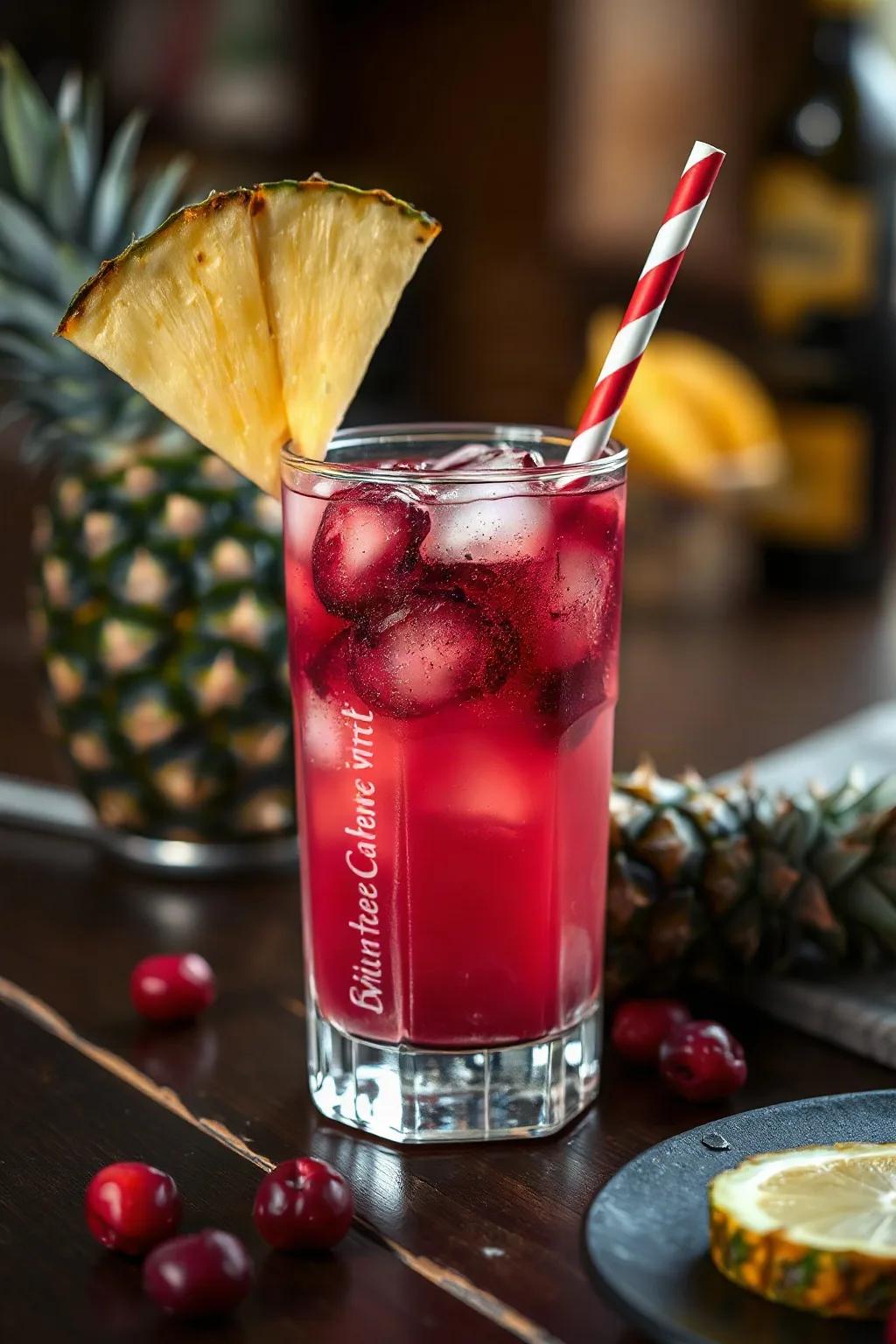 Jugo Refrescante de Arándano y Piña