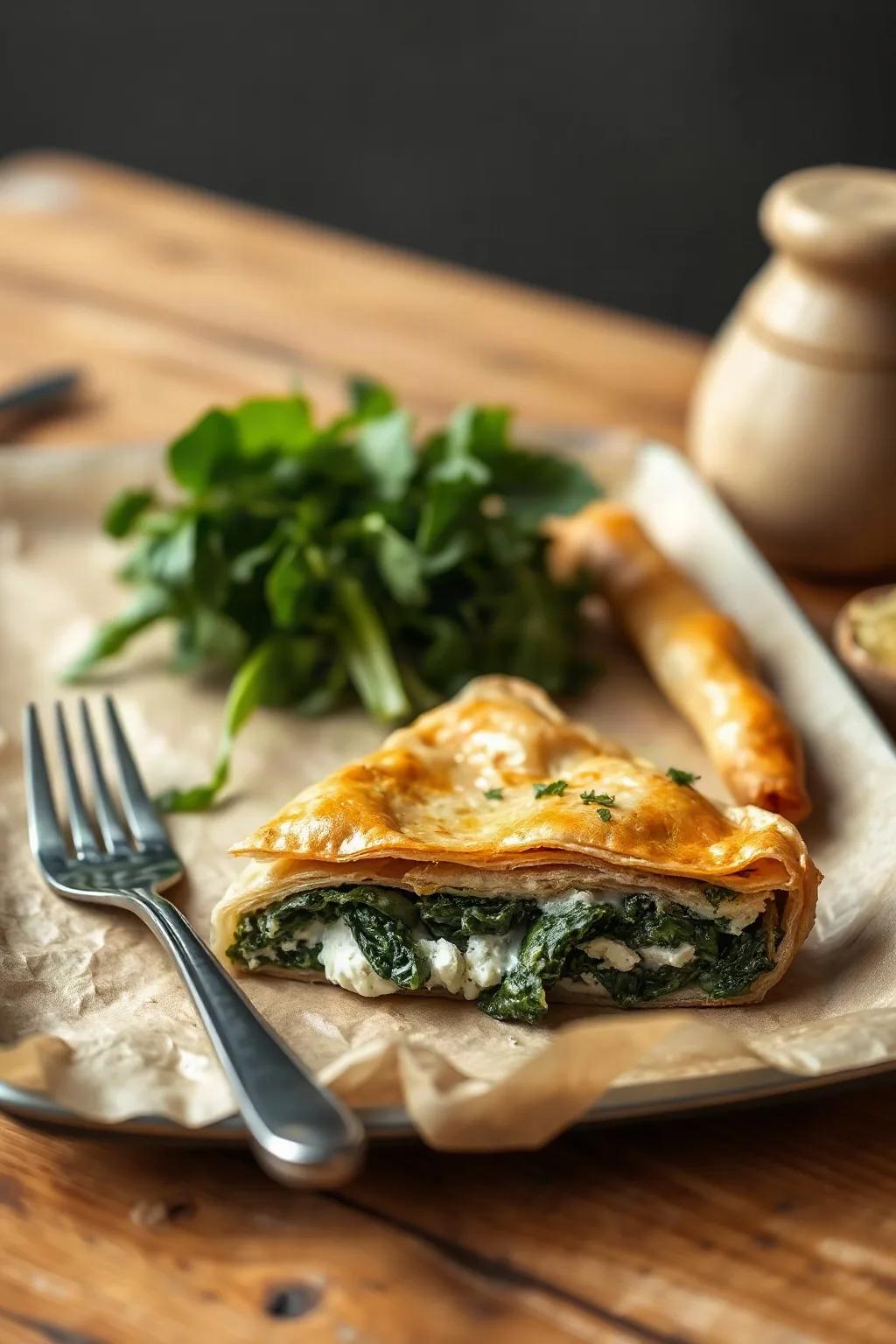 Authentic Spanakopita Greek Spinach Pie