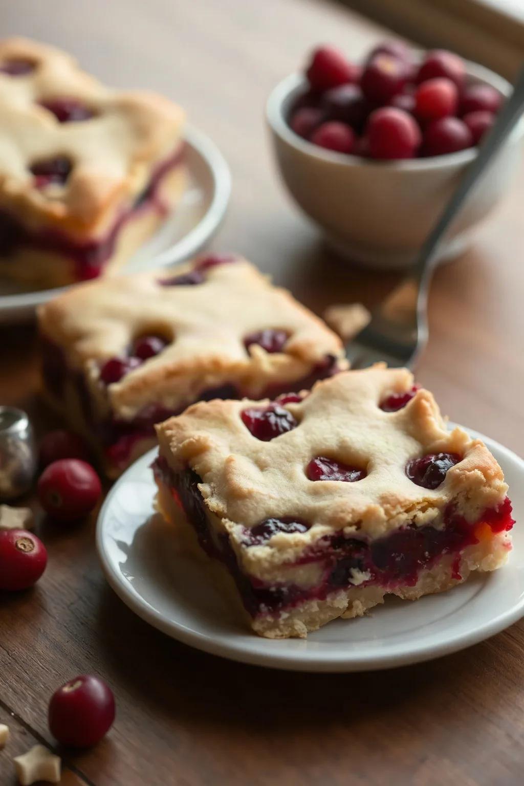 Classic Cranberry Squares