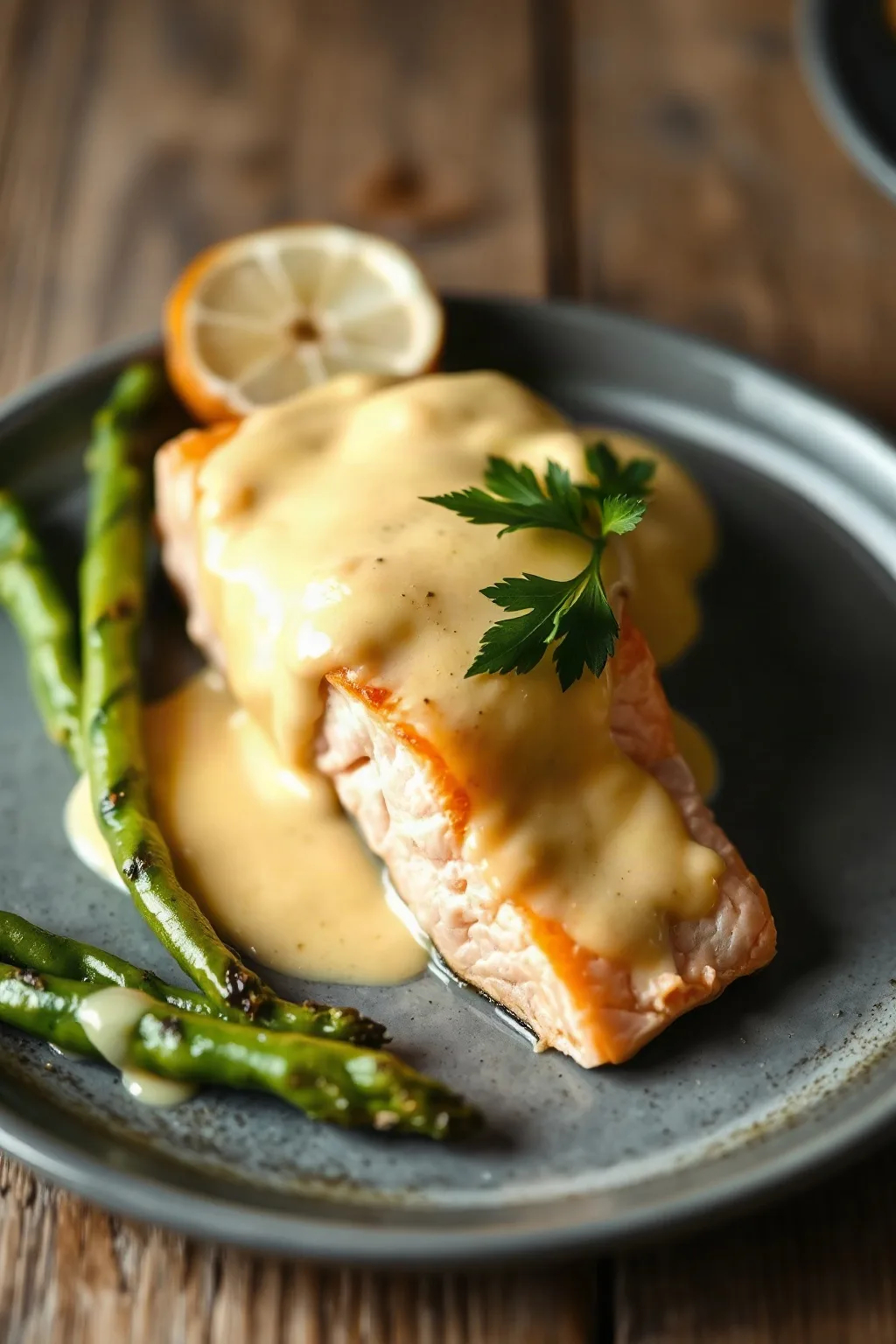 Perfect Poached Salmon with Hollandaise Sauce