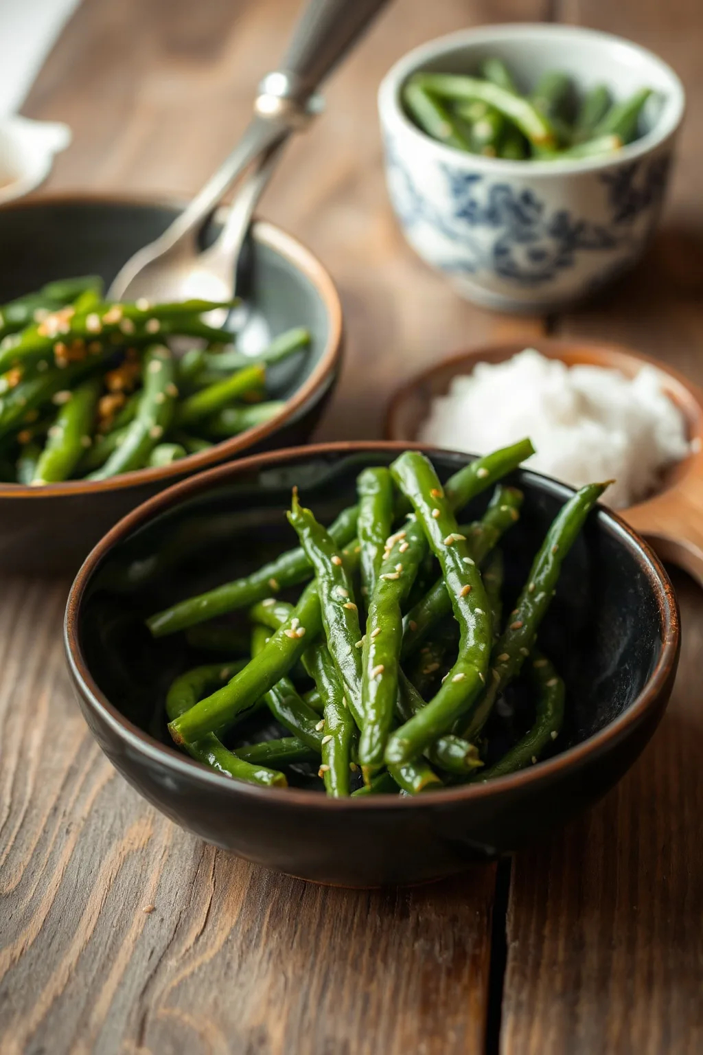 Japanese Style Sesame Green Beans