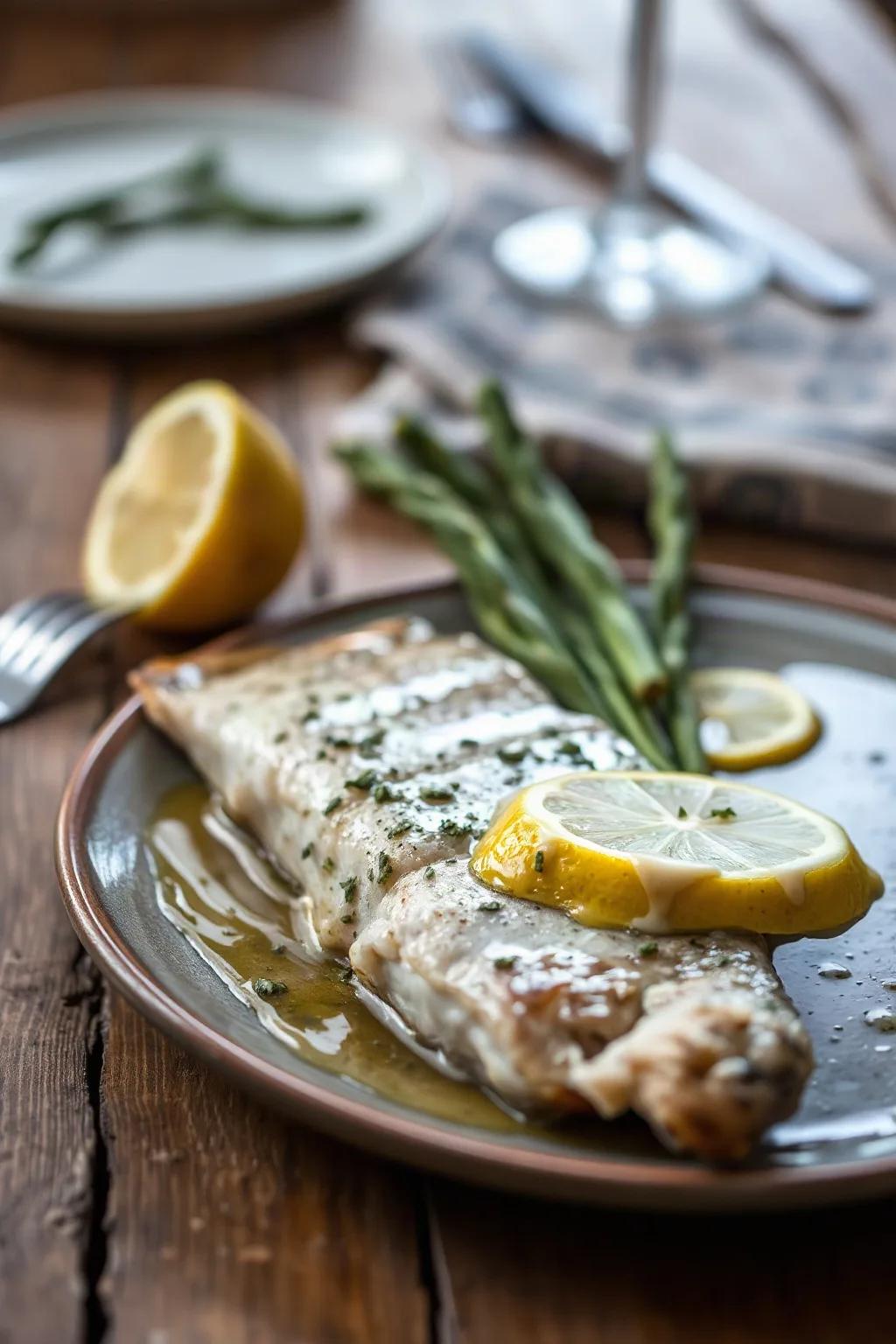 Perfectly Cooked Trout with Lemon Herb Butter