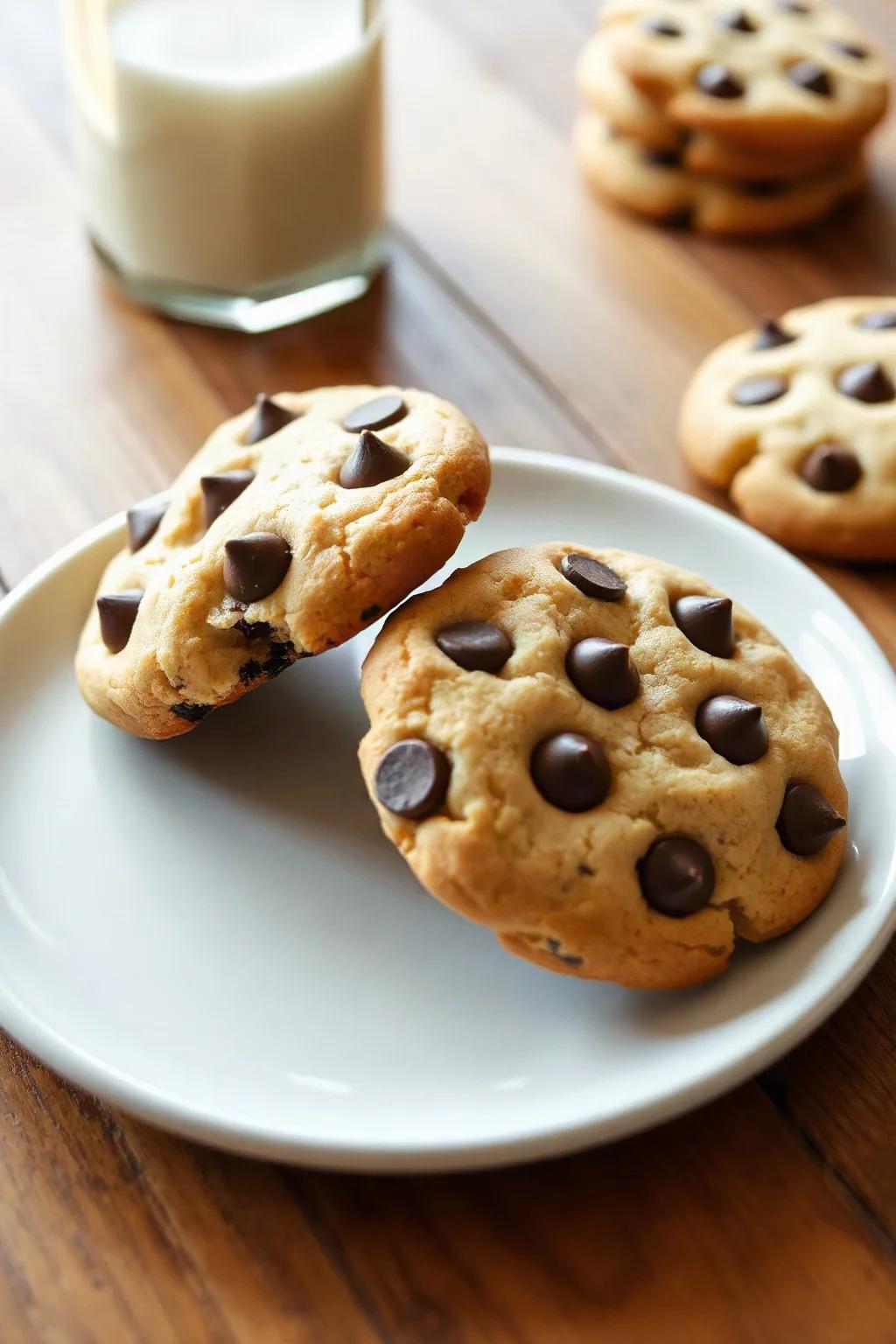 Galletas de Mantequilla con Chispas de Chocolate de Tina