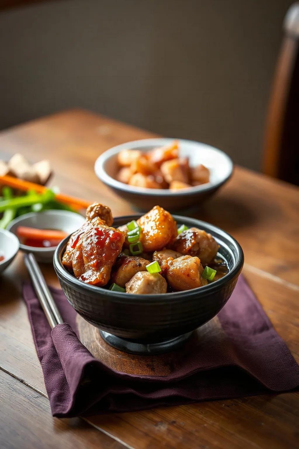 Poulet trois tasses à la taïwanaise