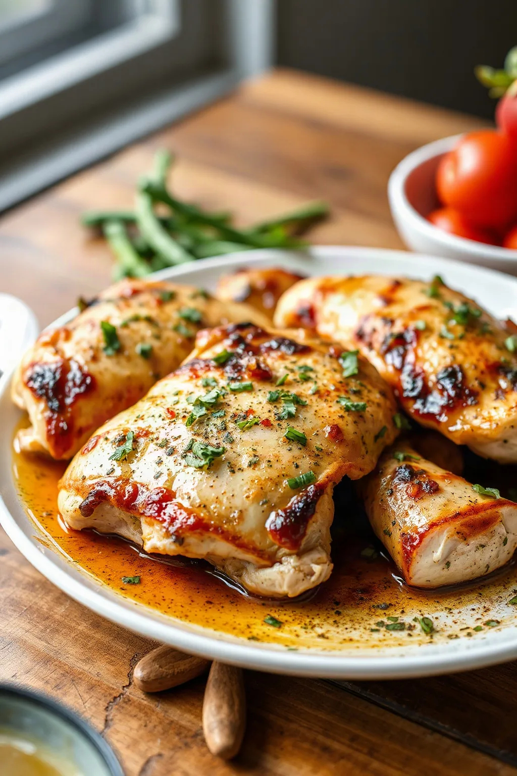 Easy Garlic Broiled Chicken