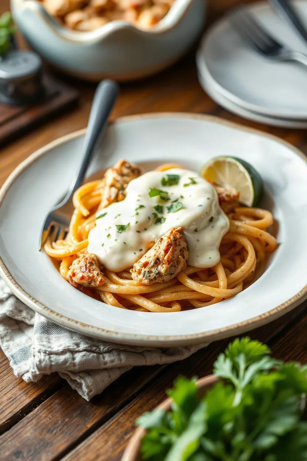 Quick and Easy Chicken Spaghetti