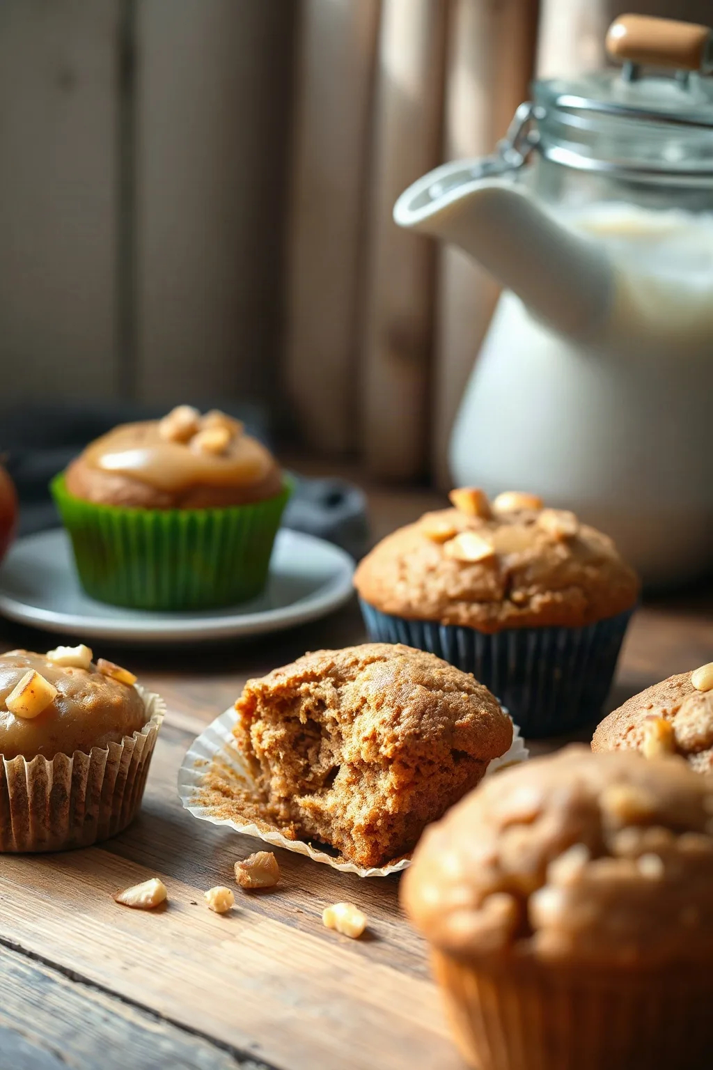 Bran Muffins with Applesauce