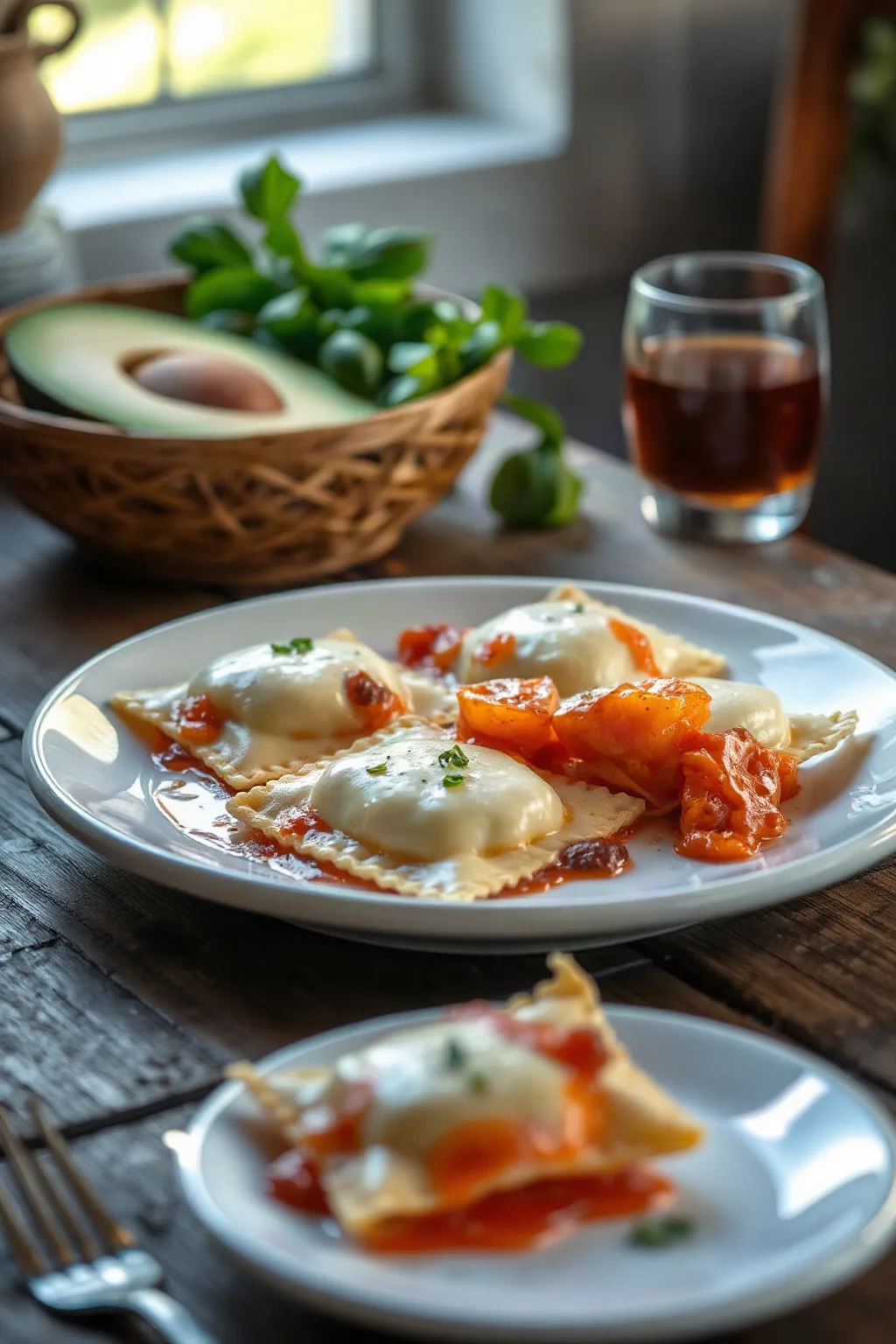 Ravioles Caseros de Cuatro Quesos