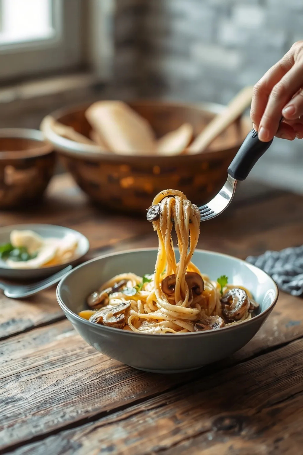 Creamy Oyster Mushroom Pasta