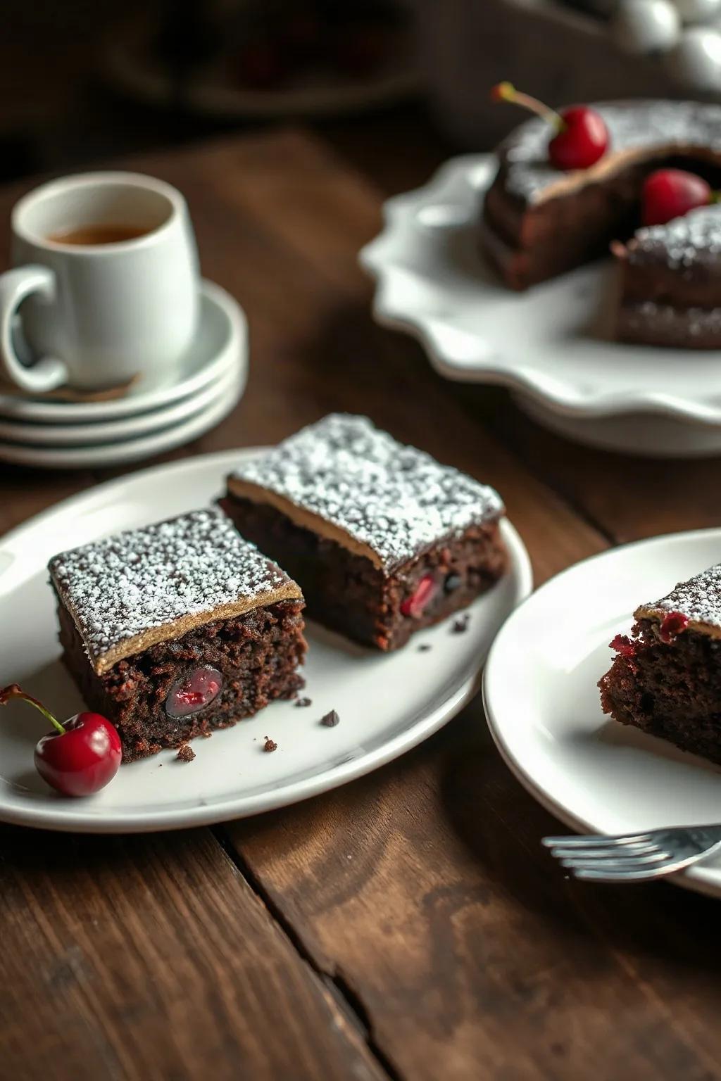 Gâteau au Chocolat et Cerises Préféré du Père Noël