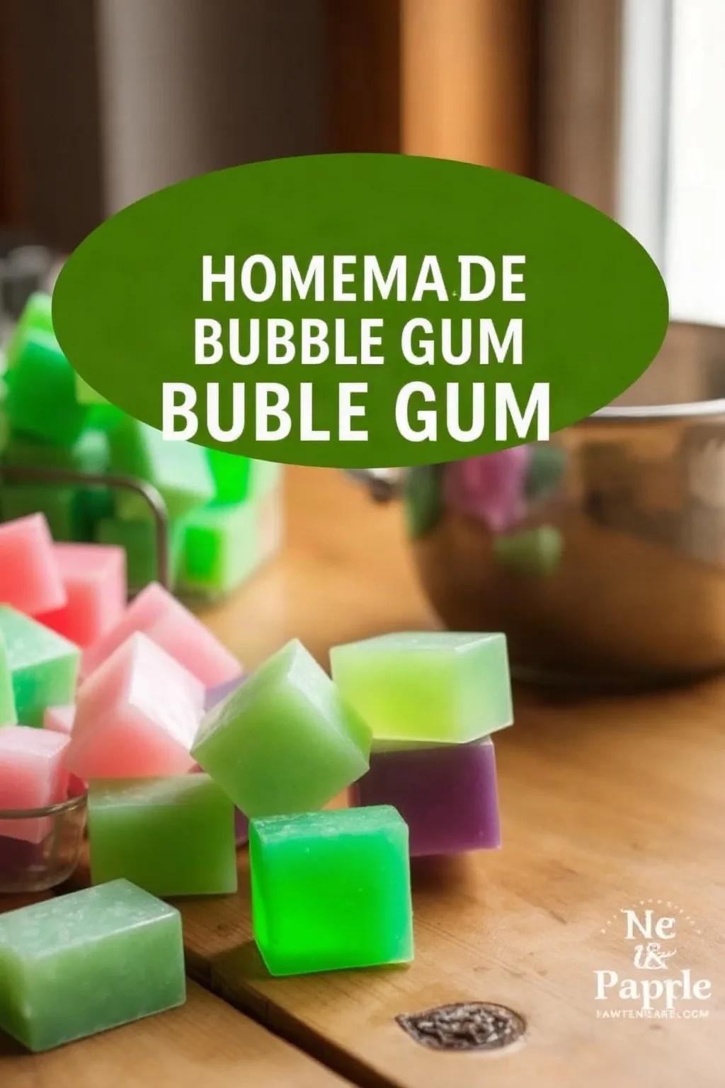 Recette de gomme à mâcher maison