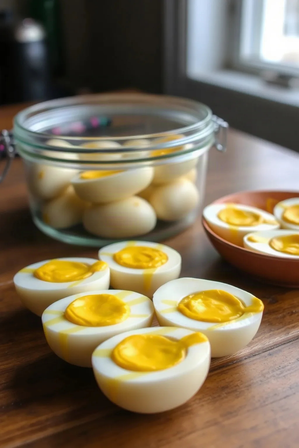 Huevos en Escabeche con Mostaza Clásicos