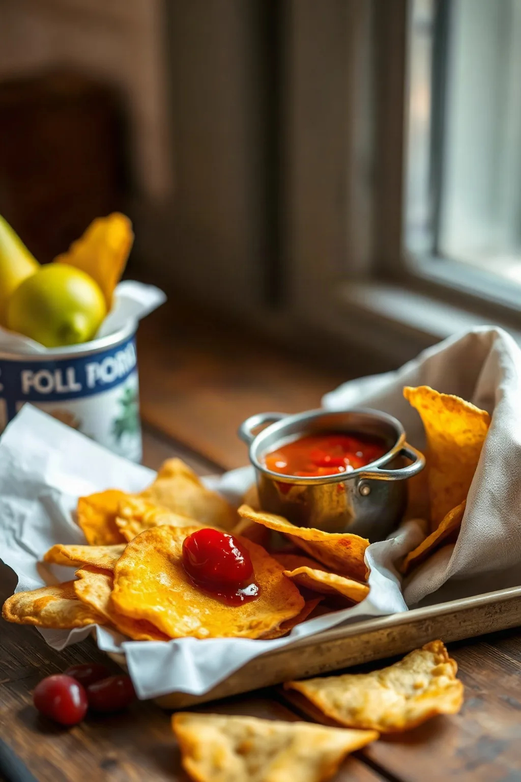 Chips de Tortillas de Maïs Maison