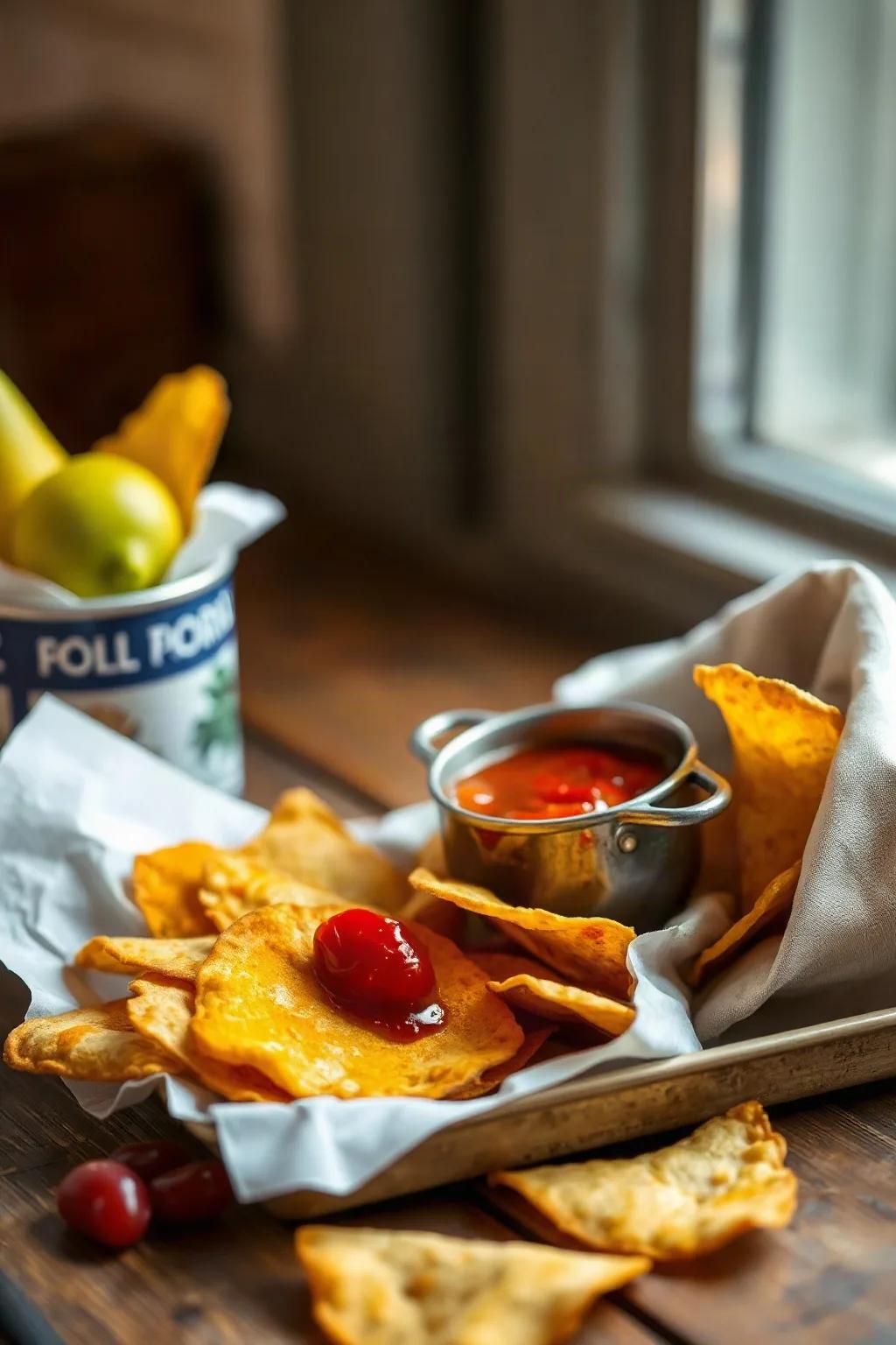 Chips de Tortillas de Maïs Maison
