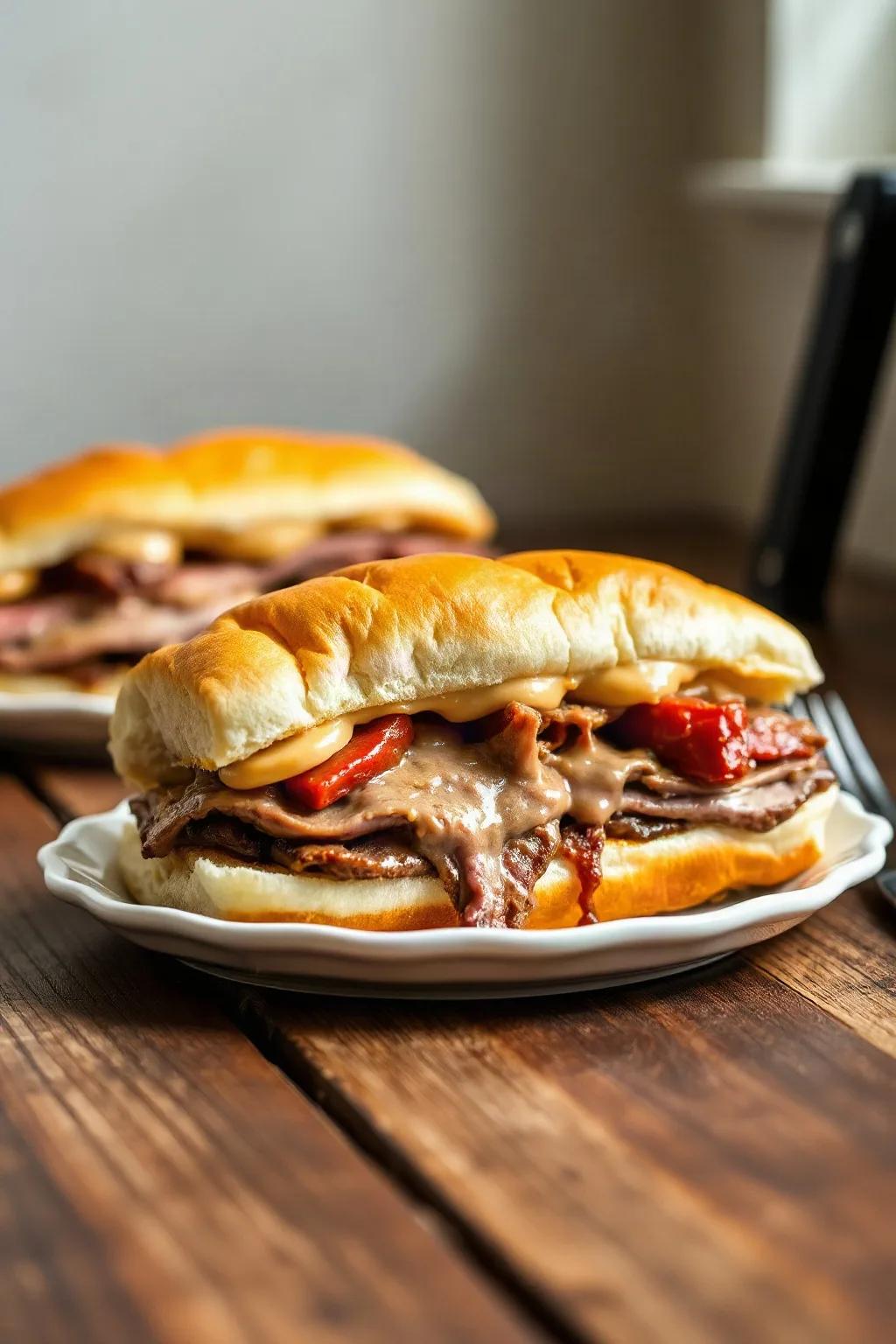 Easy French Dip Sandwiches