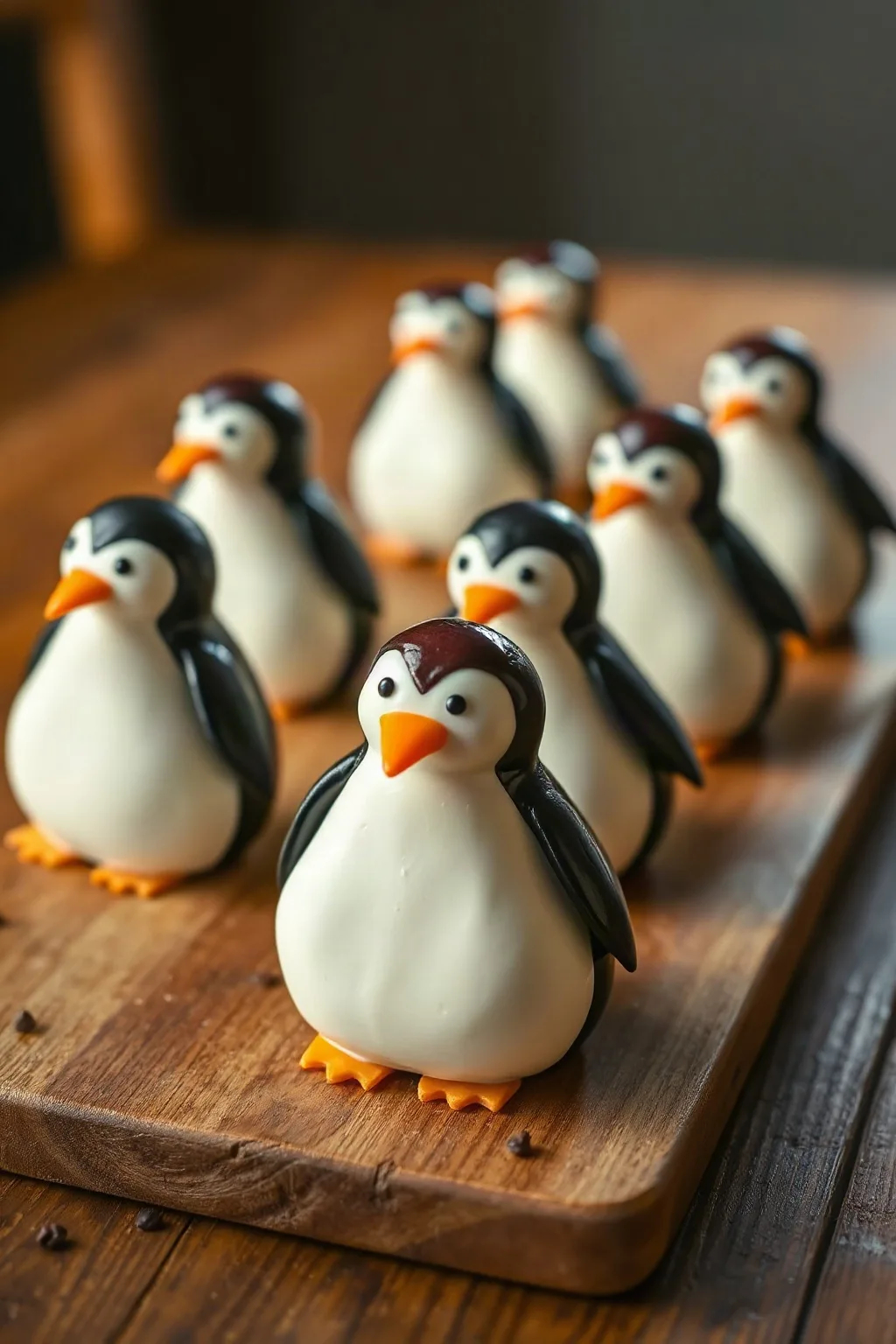 Pingouins au Fromage à la Crème